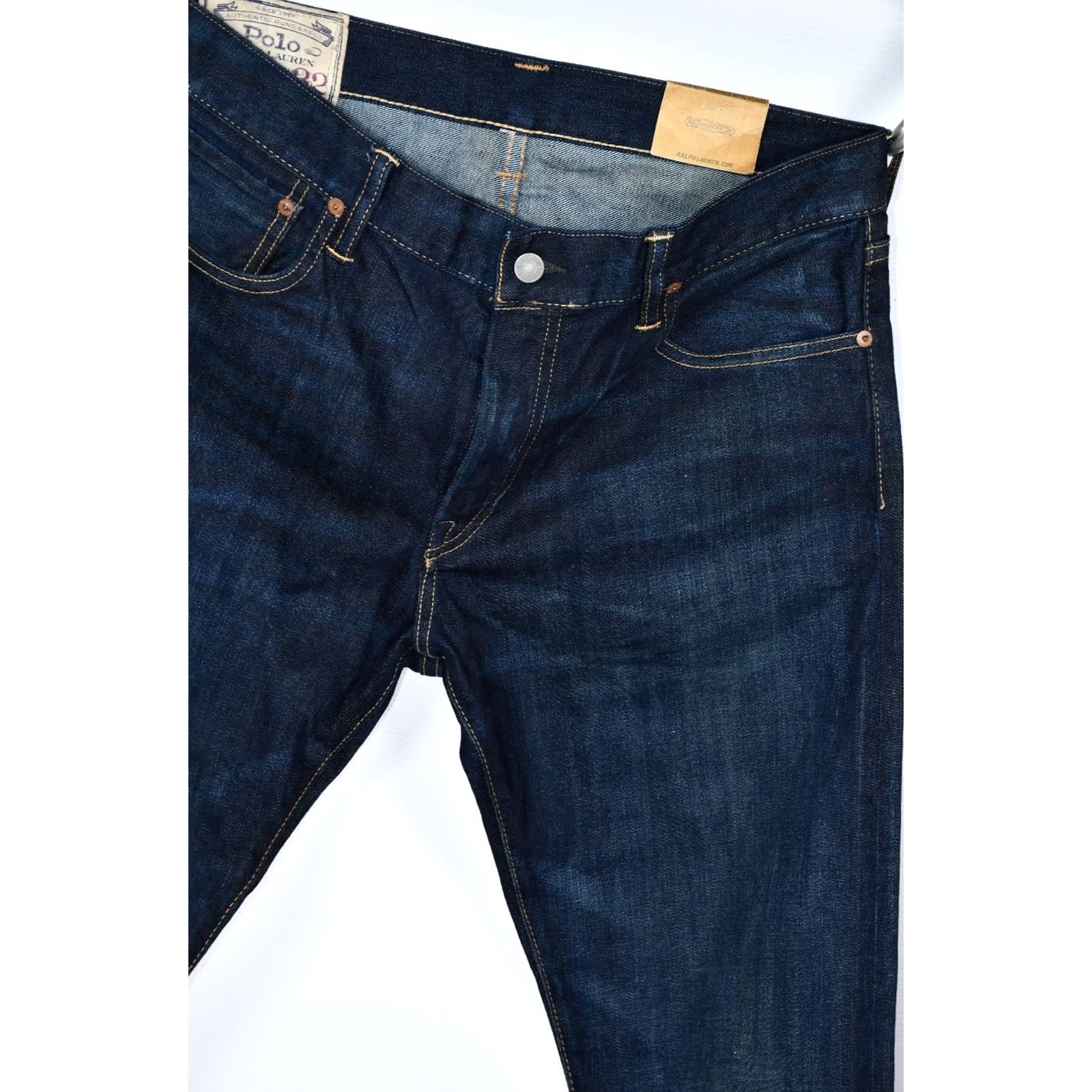 Polo Ralph Lauren Polo Ralph Lauren The Varick Slim Straight Jeans Men W34 L32 Blue 34in Inseam 32in Denim Solid Slim 100% Cotton Casual Casual Mens Size US S / EU 44-46 / 1 - 6 Thumbnail