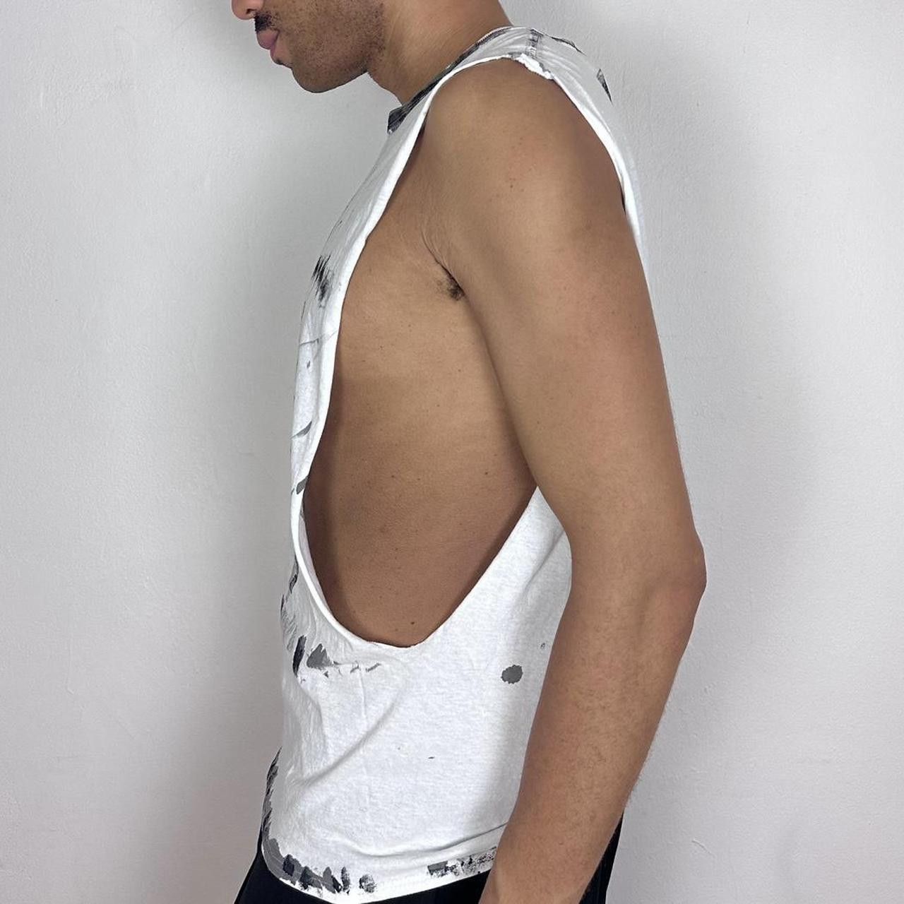 Hanes ASTROBOI* x Hanes White & Black Muscle Tank - Medium Size US M / EU 48-50 / 2 - 6 Thumbnail
