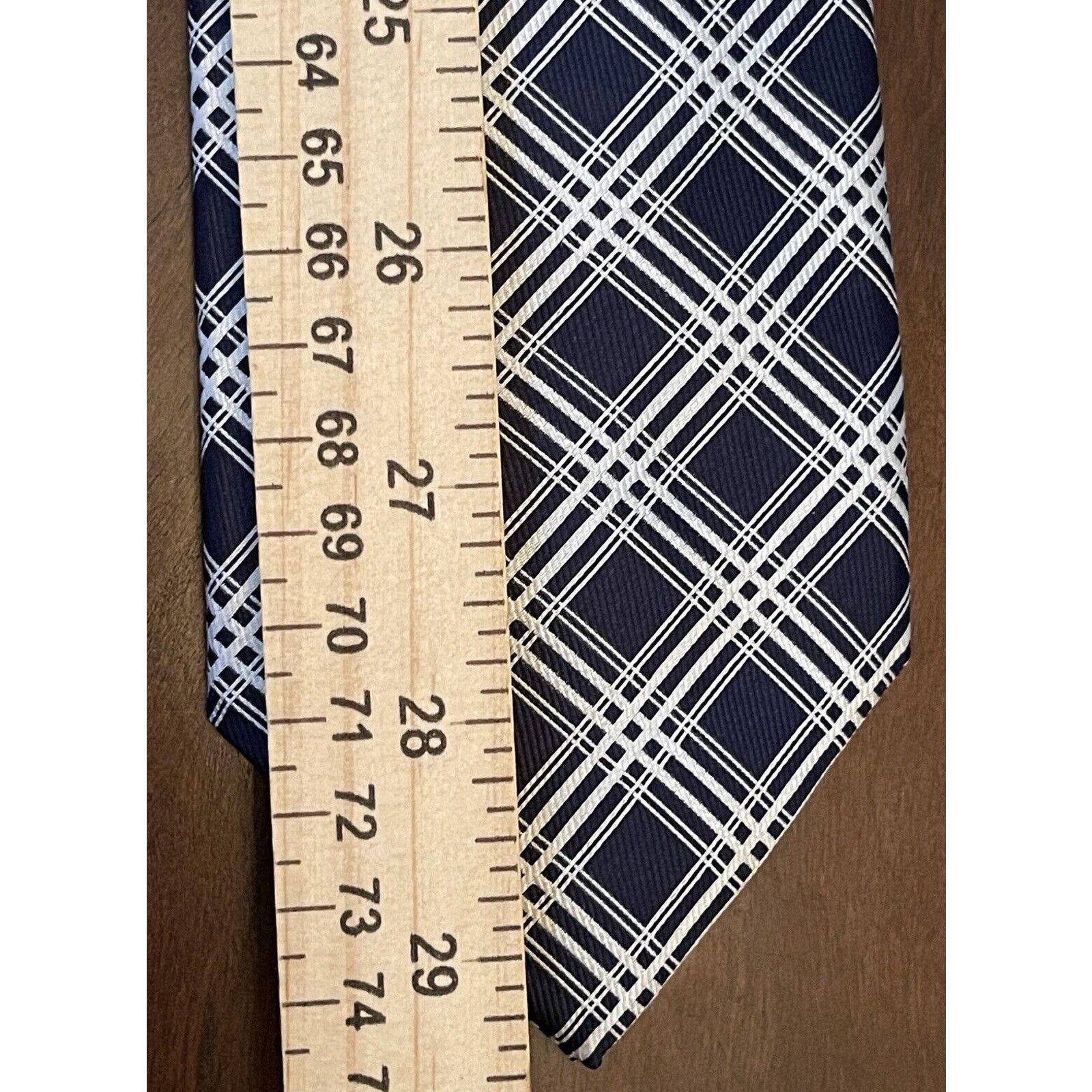 Handmade Pronto Uomo Couture Hand Made Blue 100% Silk Made In China Size ONE SIZE - 5 Thumbnail