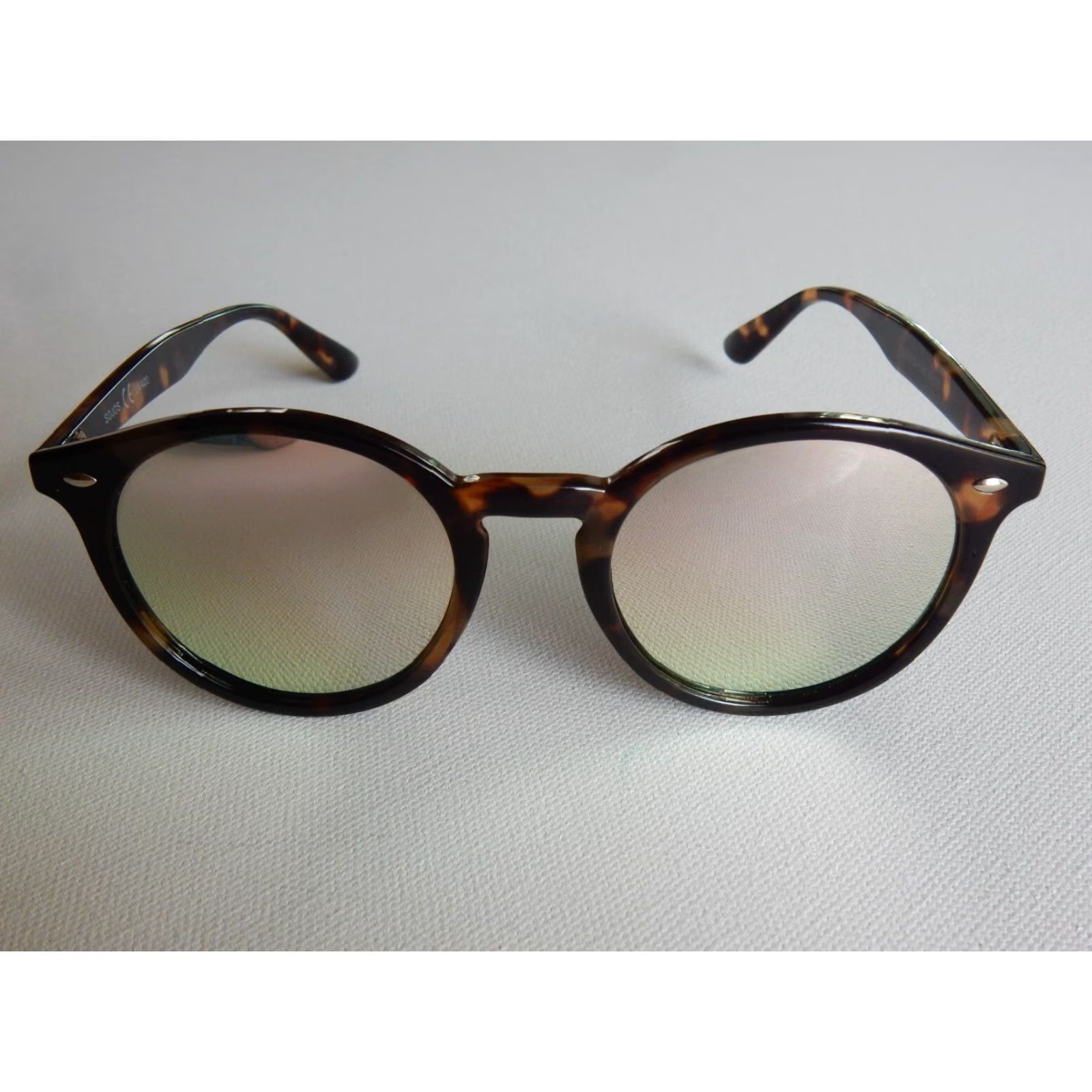 Vintage VINTAGE Sojos Sunglasses Women Adult Brown Green 50mm UV Protection 1980s Size ONE SIZE - 2 Thumbnail
