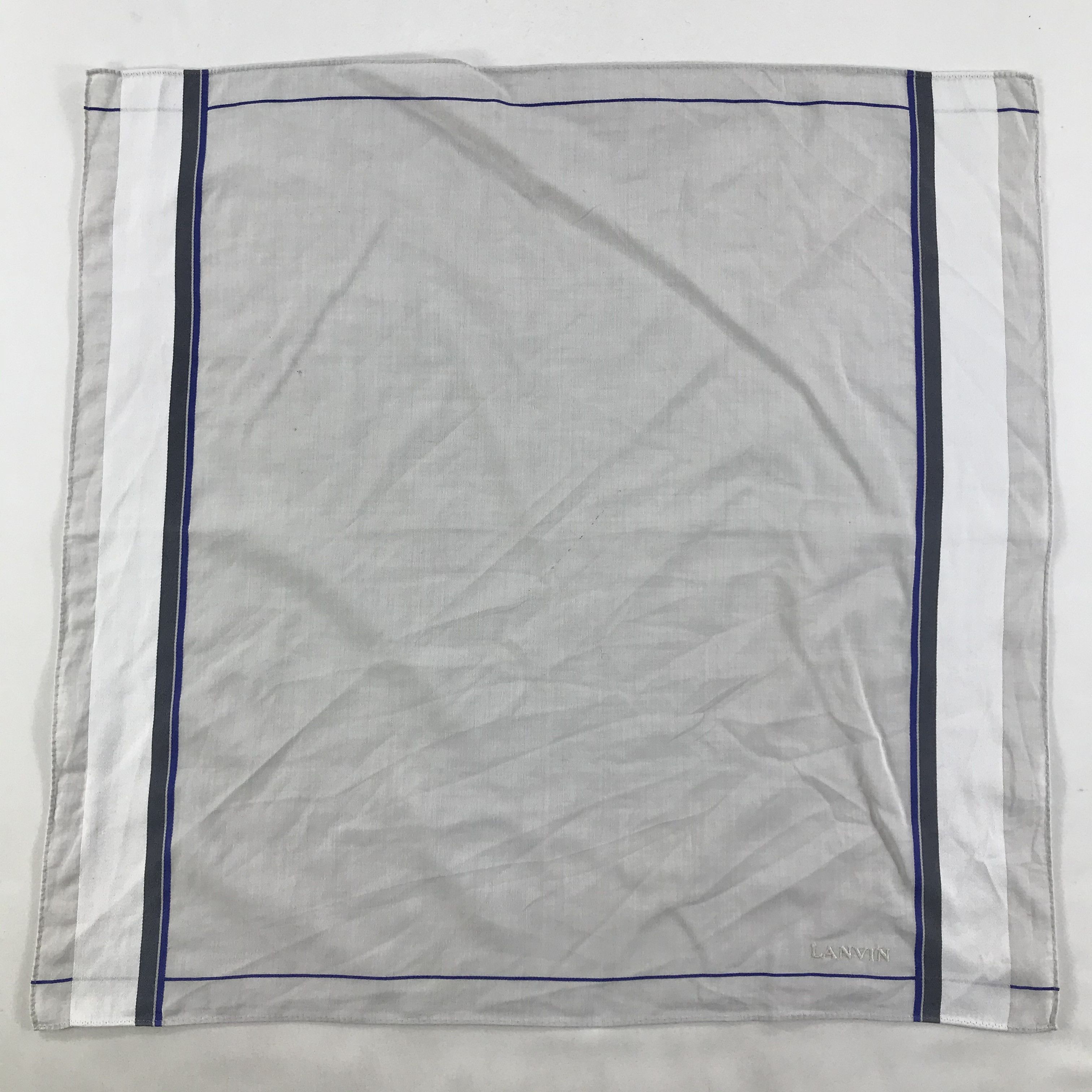 Lanvin × Vintage Lanvin Bandana / Handkerchief / Neckerchief - S1695 Size ONE SIZE - 1 Thumbnail