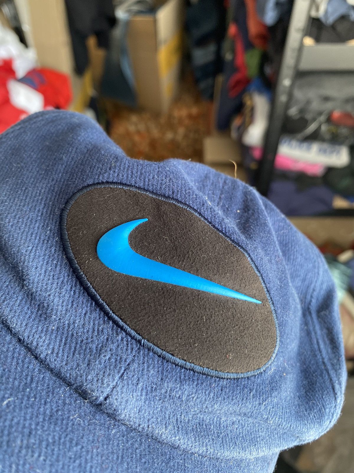 Nike × Vintage VNTG Nike Big Swoosh OS Mens Cap OG y2k Size ONE SIZE - 7 Thumbnail