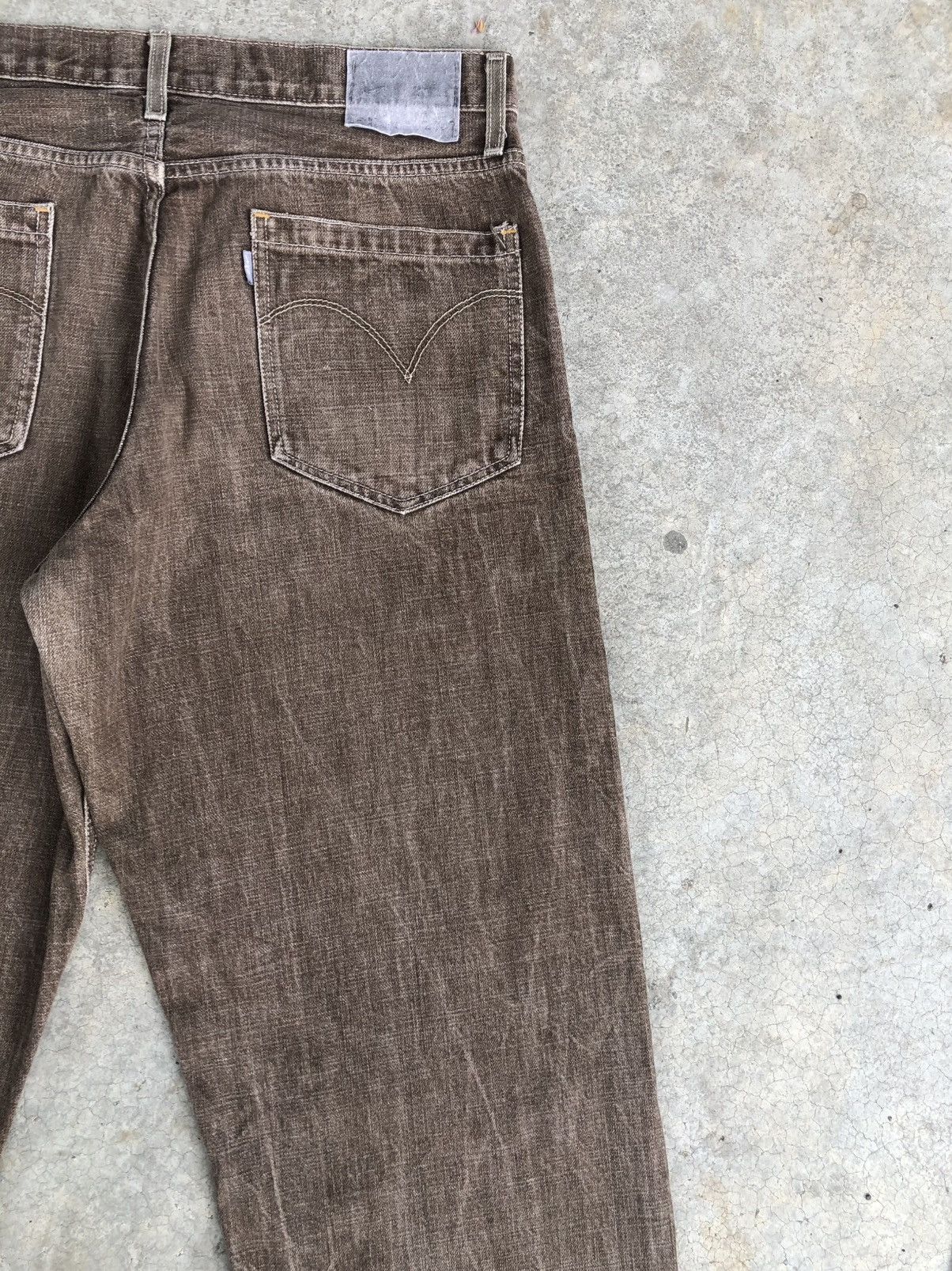 Levi's Baggy Levi’s Silvertab Distressed Jeans Size US 35 - 10 Thumbnail