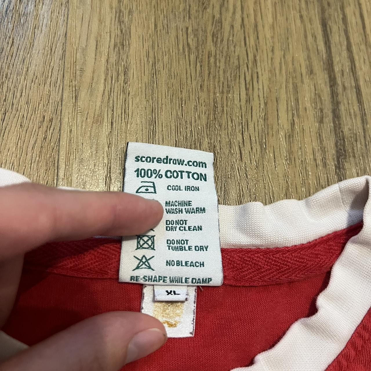 Other Liverpool FC red and white t-shirt Score Draw Vintage Size US XL / EU 56 / 4 - 4 Thumbnail