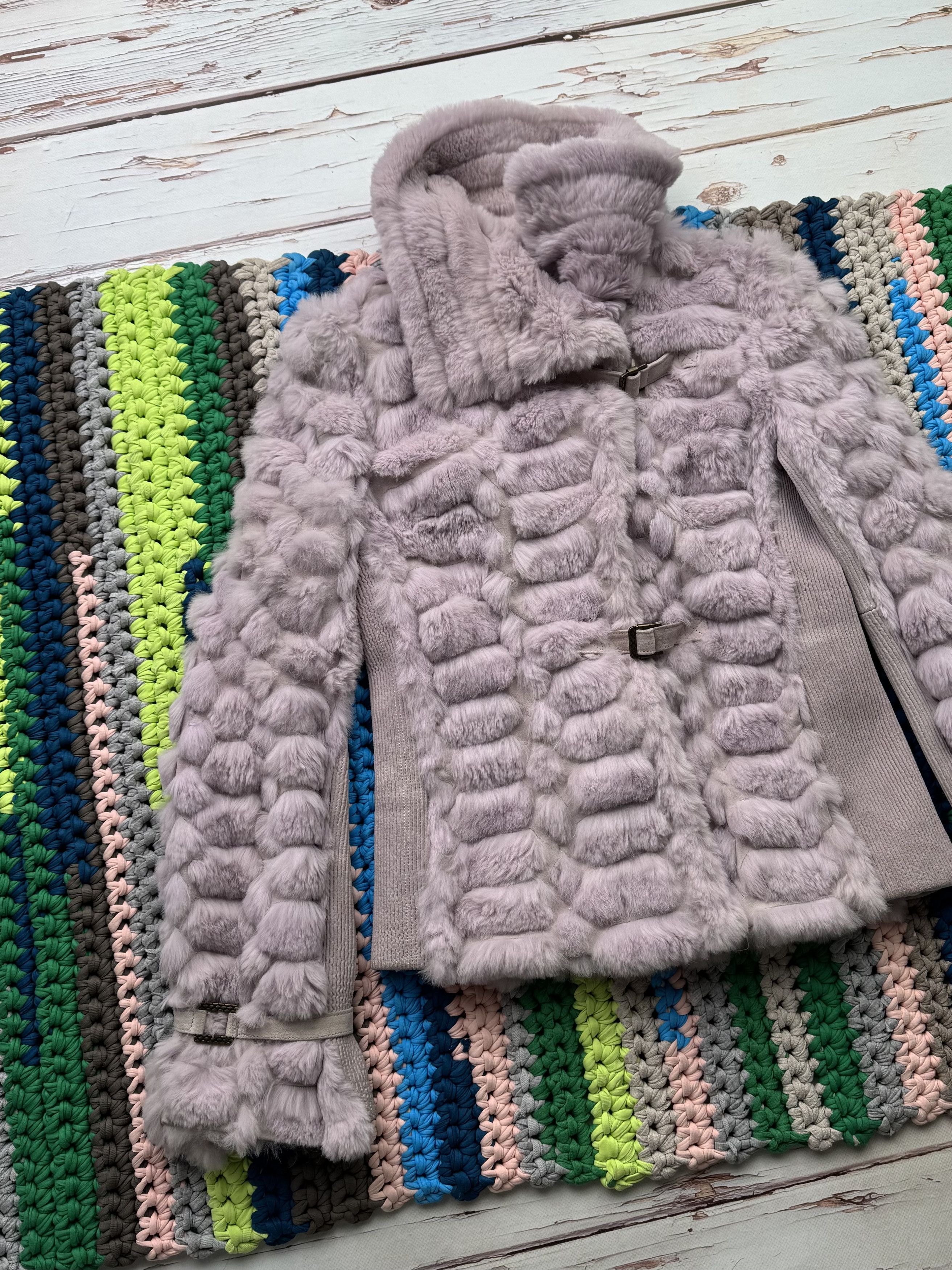 Roberto Cavalli Just Cavalli 2009 Lapin Fur Jacket (V15) Size M / US 6-8 / IT 42-44 - 2 Thumbnail