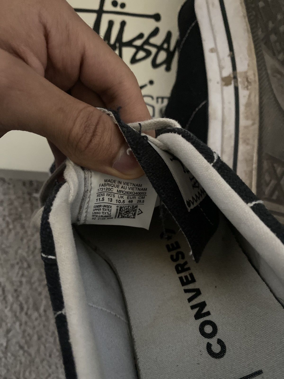 Stussy Stussy Converse One Star Size US 11.5 / EU 44-45 - 5 Thumbnail