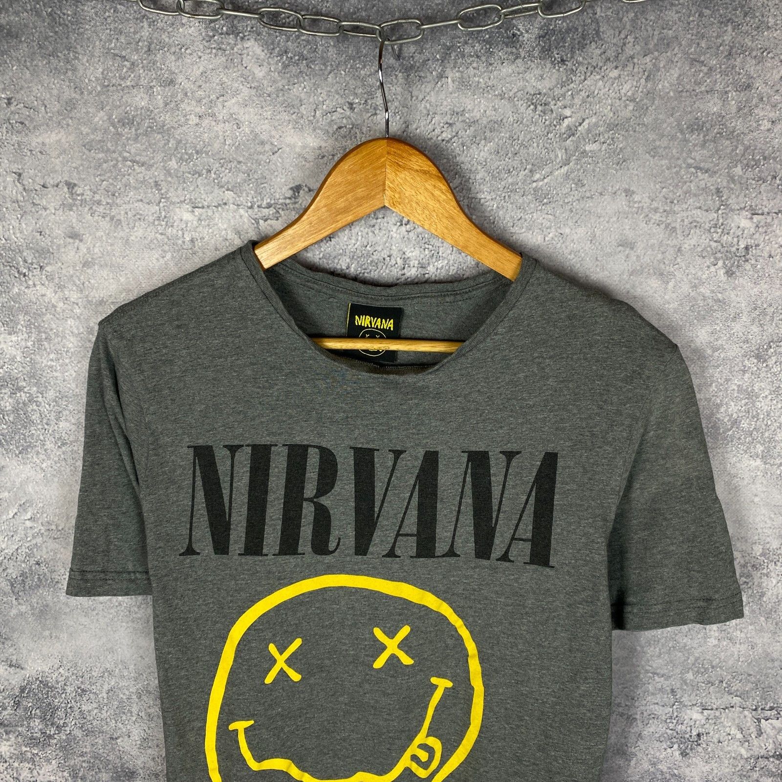 Nirvana Nirvana Tee Men's Size M Gray Short Sleeve ` Size US M / EU 48-50 / 2 - 2 Thumbnail