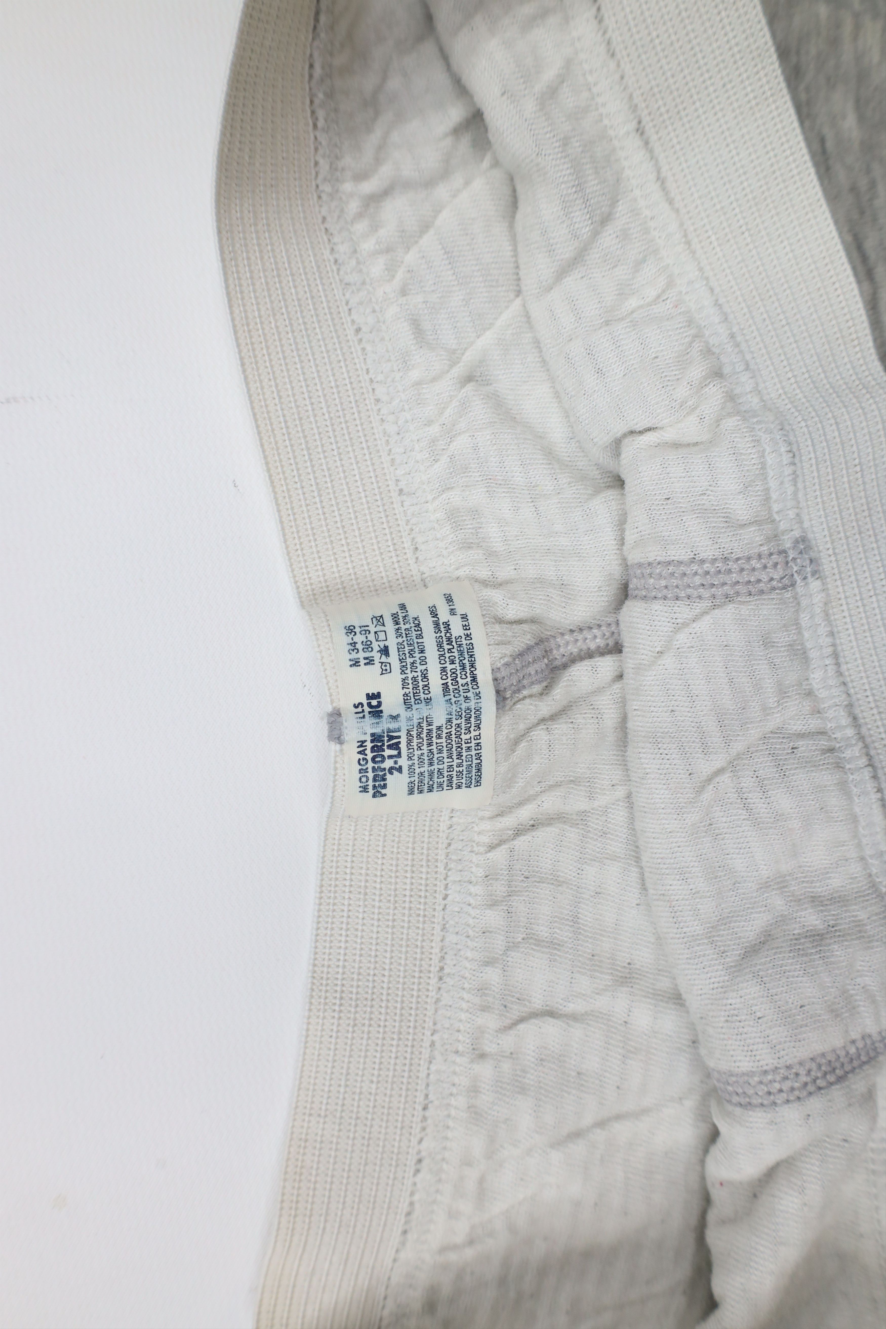 Vintage Vintage 90s Streetwear Double Wall Wool Blend Thermal Pants Size US 34 / EU 50 - 9 Thumbnail