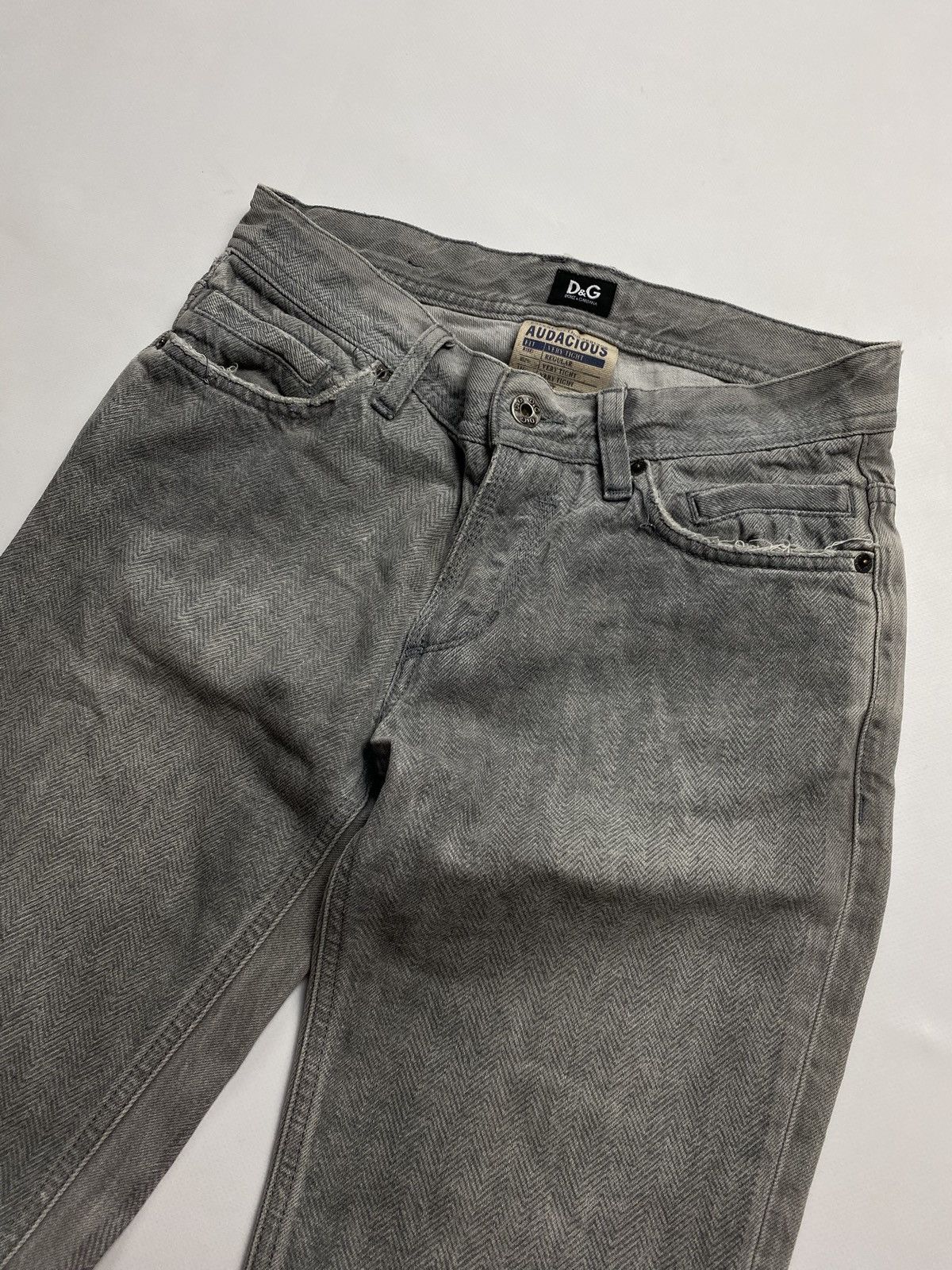 Dolce & Gabbana Vintage Y2K distressed Wash denim dolce Gabbana pants Size US 29 - 4 Thumbnail