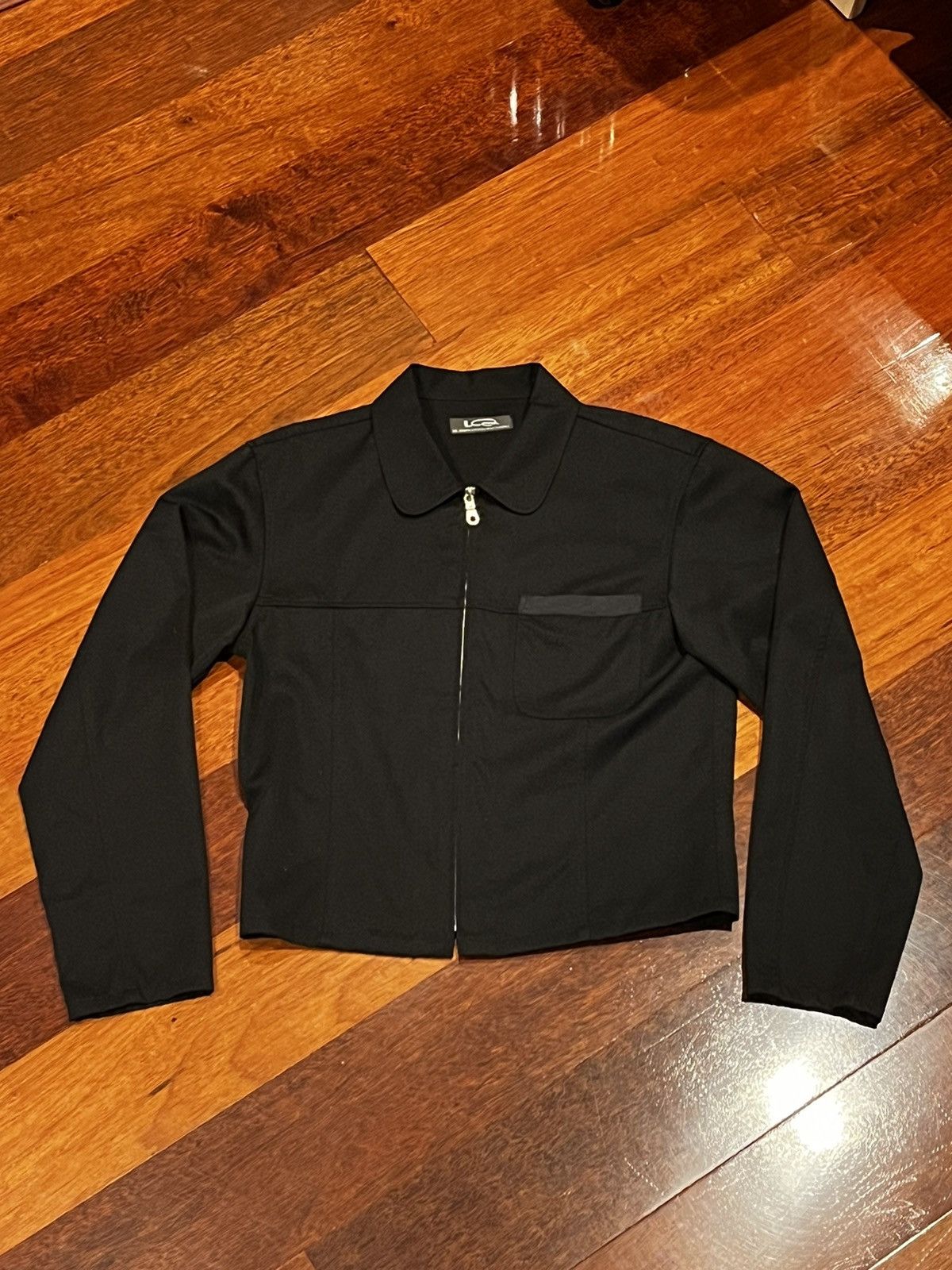 image of Vintage x Yohji Yamamoto 80's Yohji Yamamoto Lq For Men’S Black Cropped Work Jacket (Size Small)