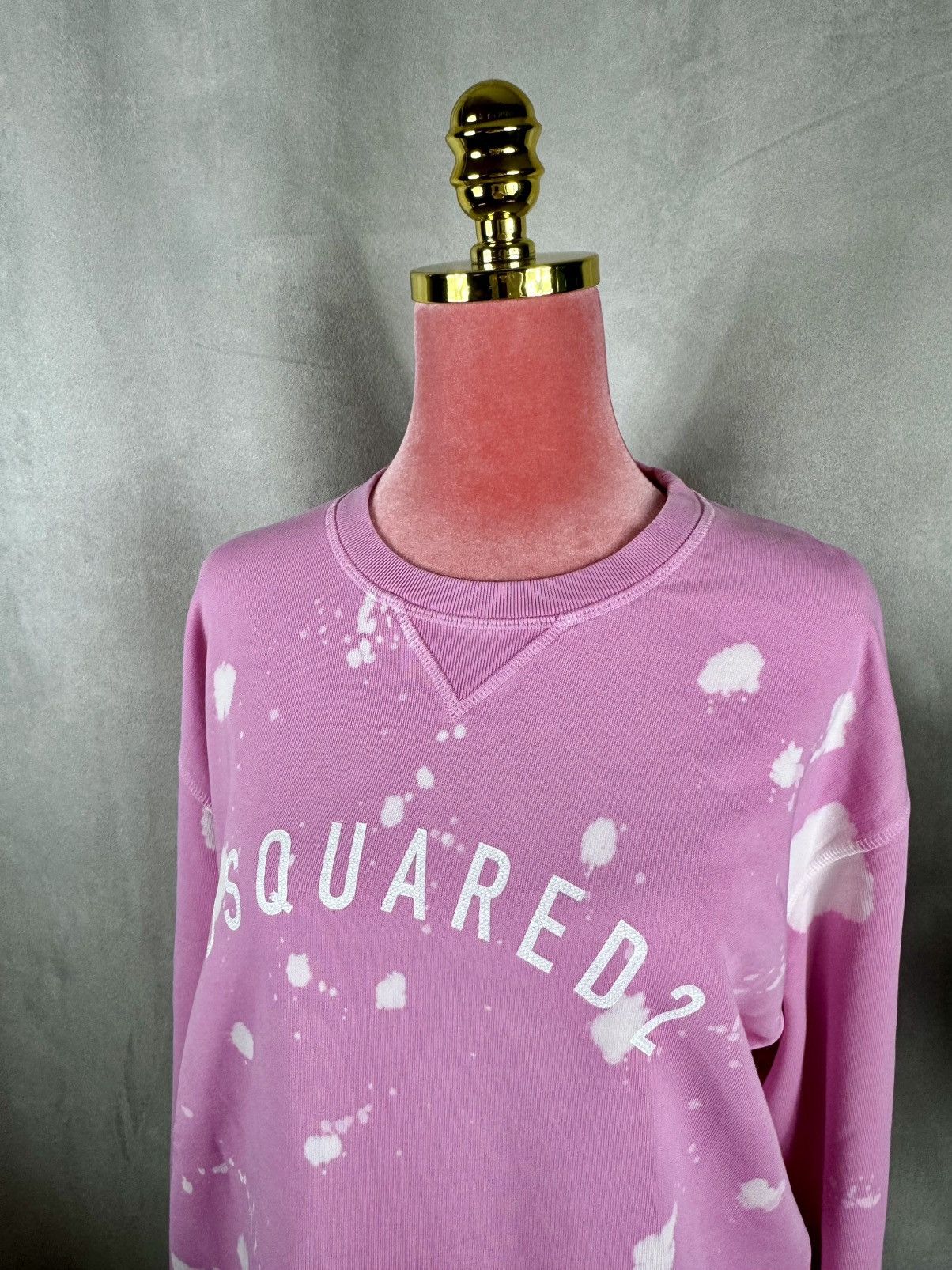 Dsquared2 DSQUARED2 Kids Logo-Printed Lace-Trim Crewneck Sweatshirt Size S / US 4 / IT 40 - 6 Thumbnail