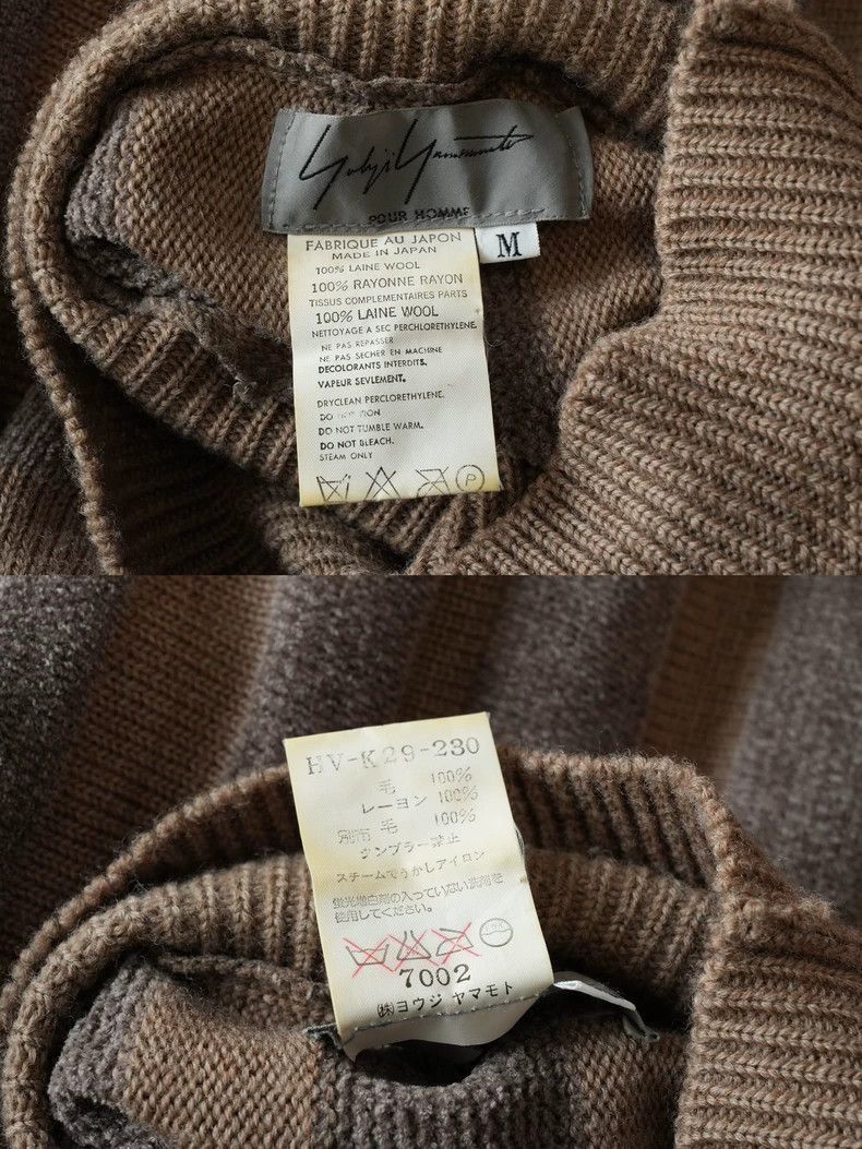 Yohji Yamamoto Yohji Yamamoto Yohji Yamamoto Knit Sweater for Autumn Wint Size US M / EU 48-50 / 2 - 5 Thumbnail