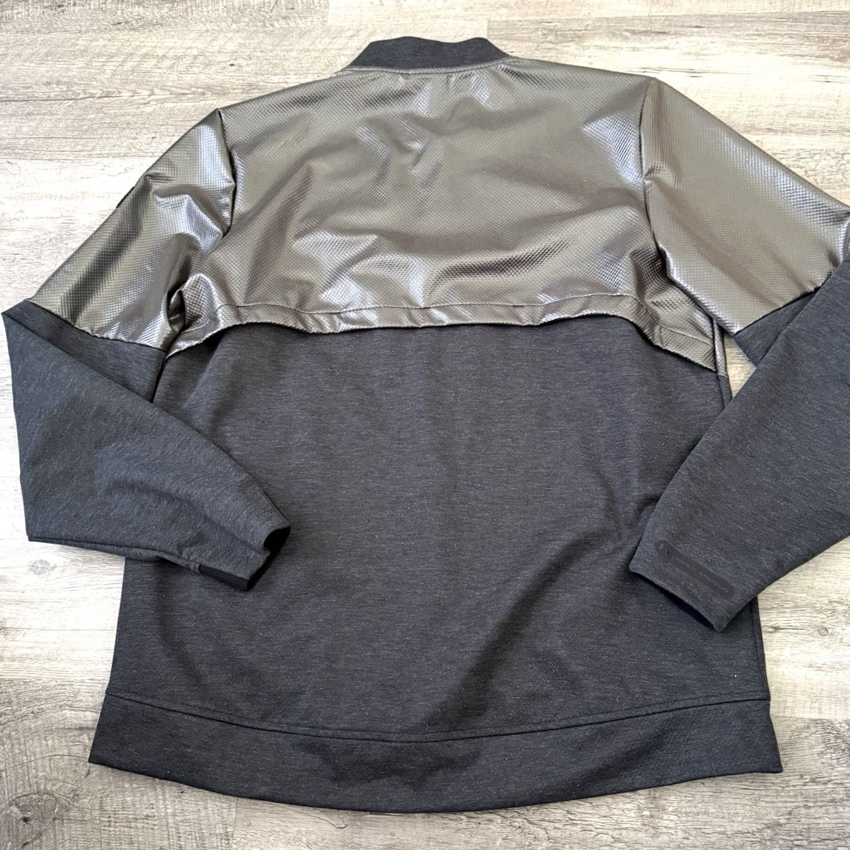 Under Armour Under Armour UA Unstoppable Swacket Jacket Mens Large Full Zip Bomber Gray Size US L / EU 52-54 / 3 - 5 Thumbnail