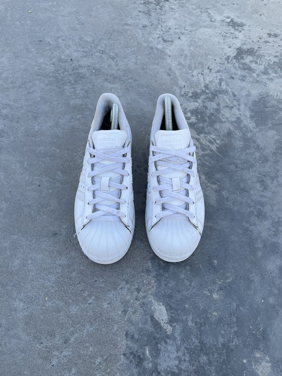 Adidas × Vintage ADIDAS Y2K SUPERSTAR JAPAN DRILL AVANT GARDE HYPE SNEAKERS Size US 8.5 / IT 38.5 - 5 Thumbnail