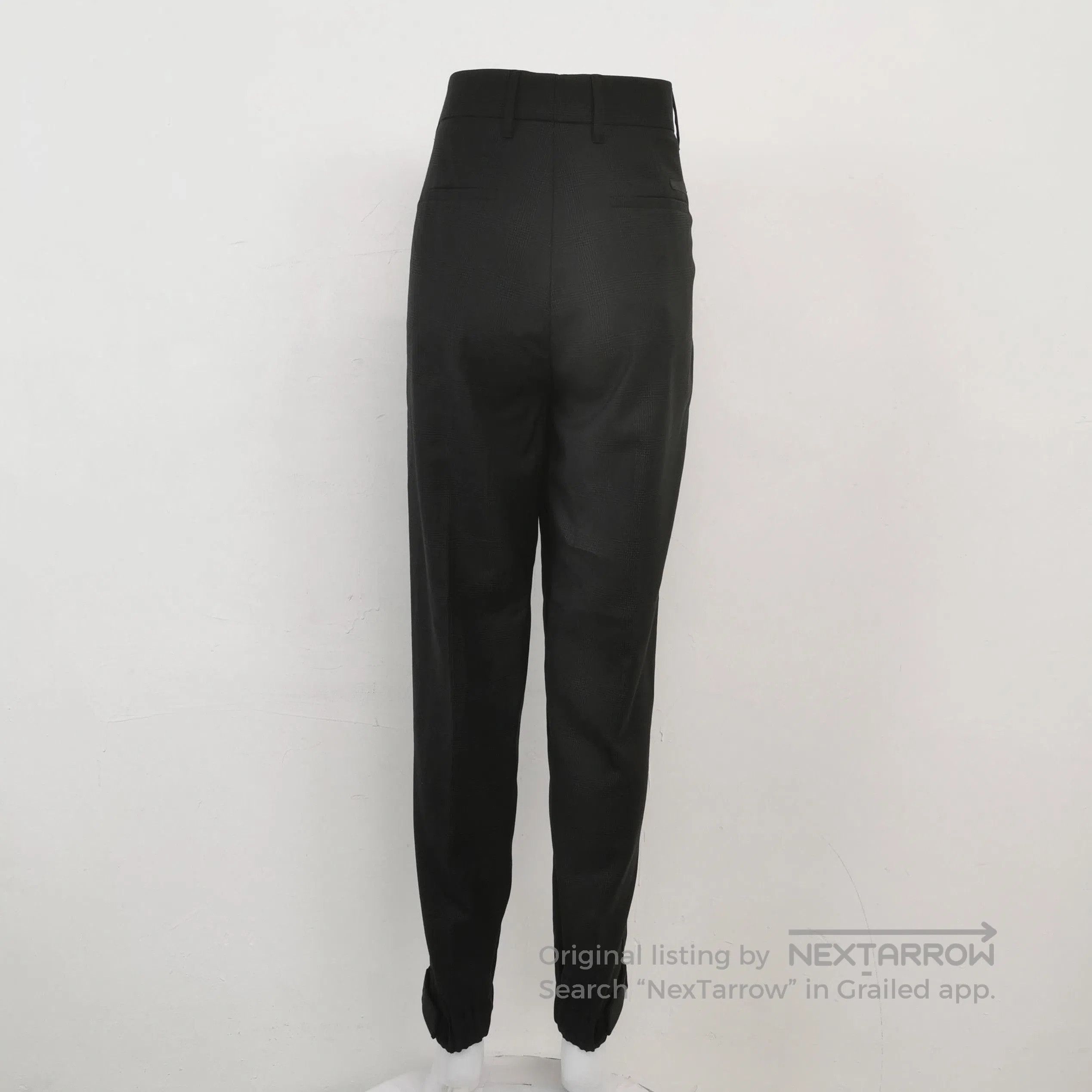 Prada Prada Wool Silk Blend Plaid Trousers Size 4. Size 39" - 2 Thumbnail