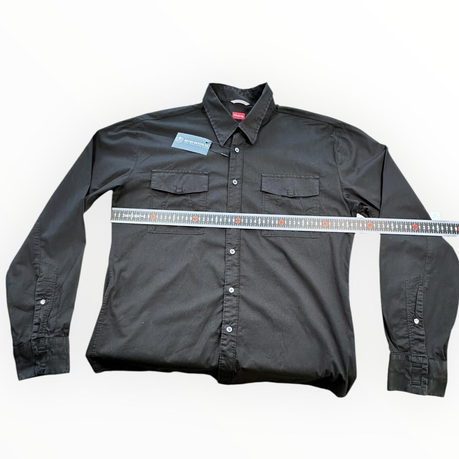 Firetrap Firetrap Shirt Men's UK Size 2XL Black Long Sleeve Size US XXL / EU 58 / 5 - 7 Thumbnail