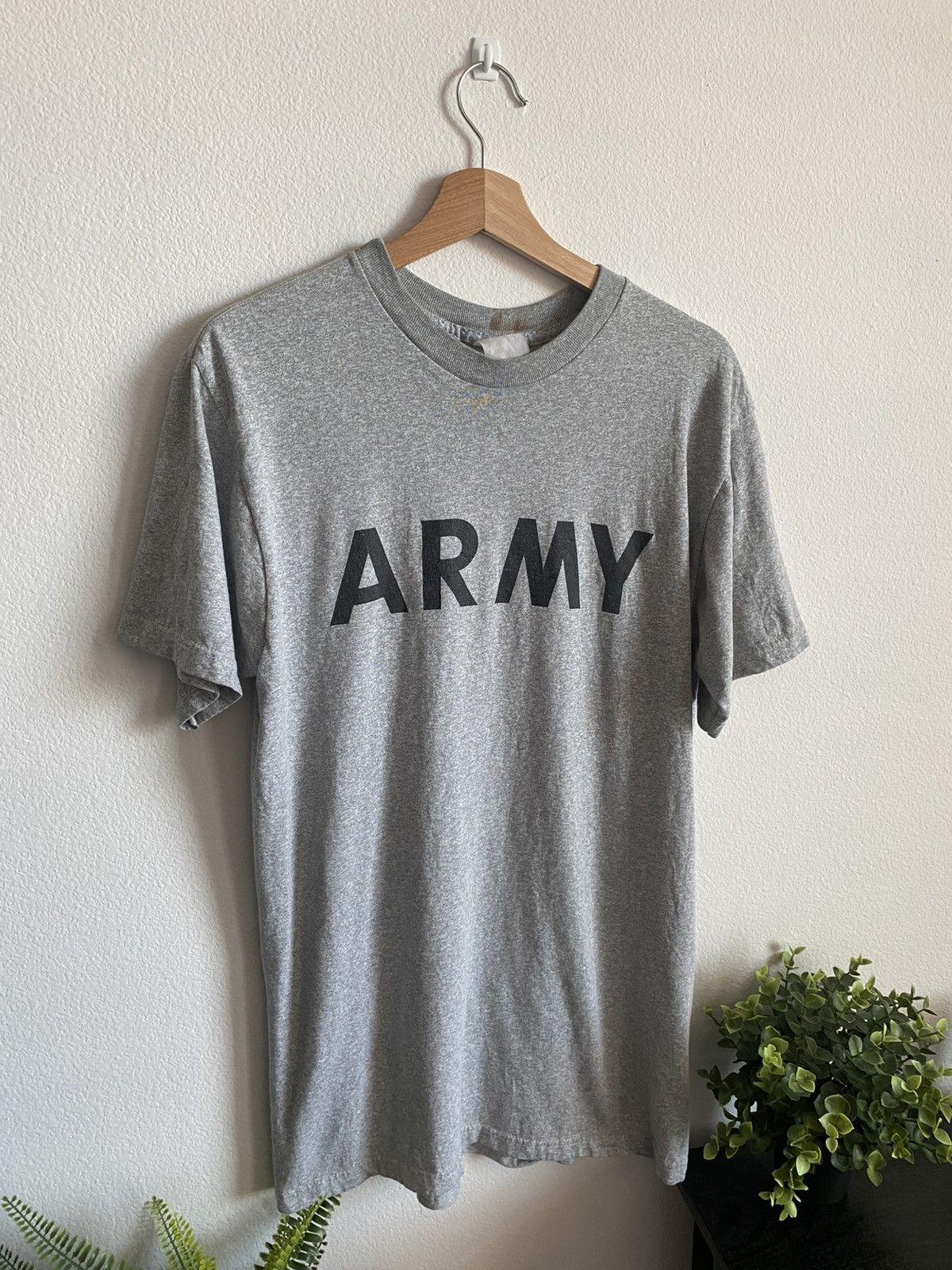 Vintage Vintage Army Spell Out Military Tee Size US XL / EU 56 / 4 - 2 Thumbnail