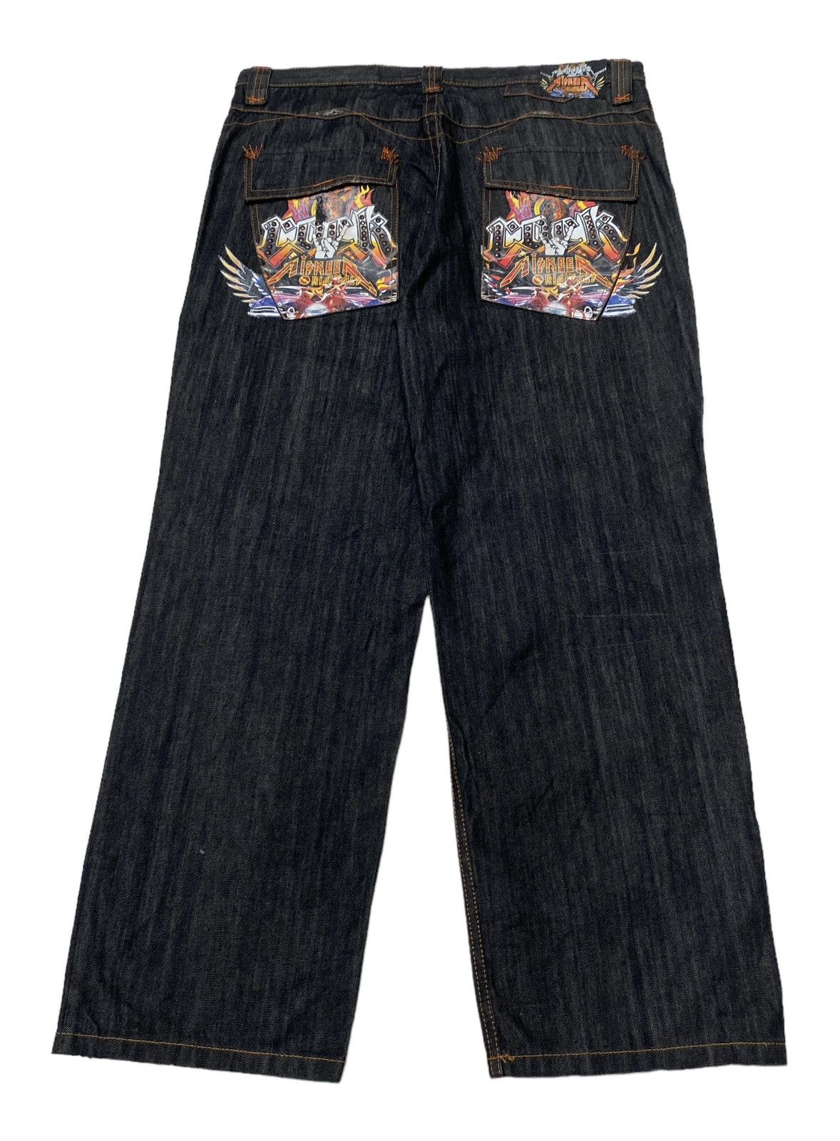 Japanese Brand × Vintage Vintage Japanese Brand Miskee Baggy Jeans 2000s Size US 43 - 2 Thumbnail