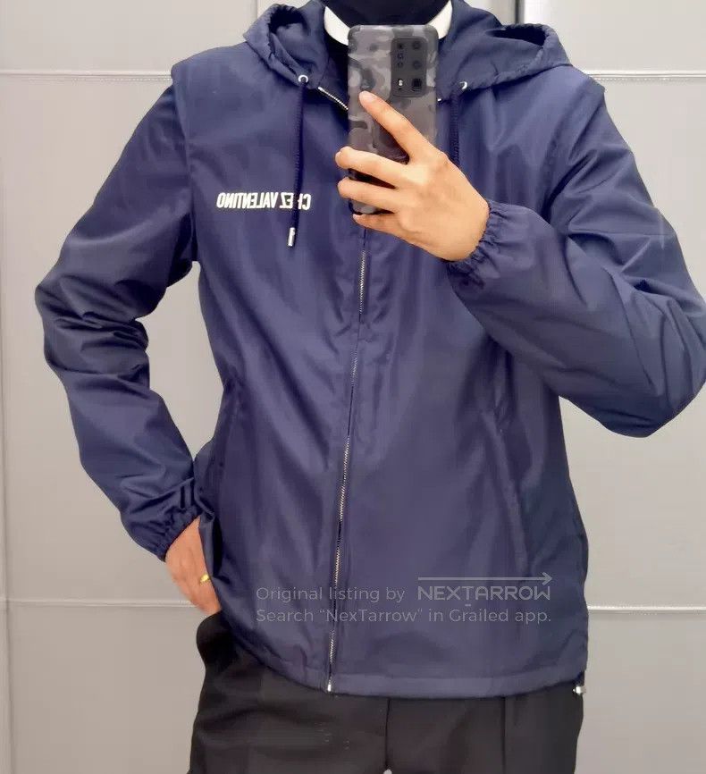 Valentino Valentino Navy blue hooded zip jacket Size US M / EU 48-50 / 2 - 9 Thumbnail