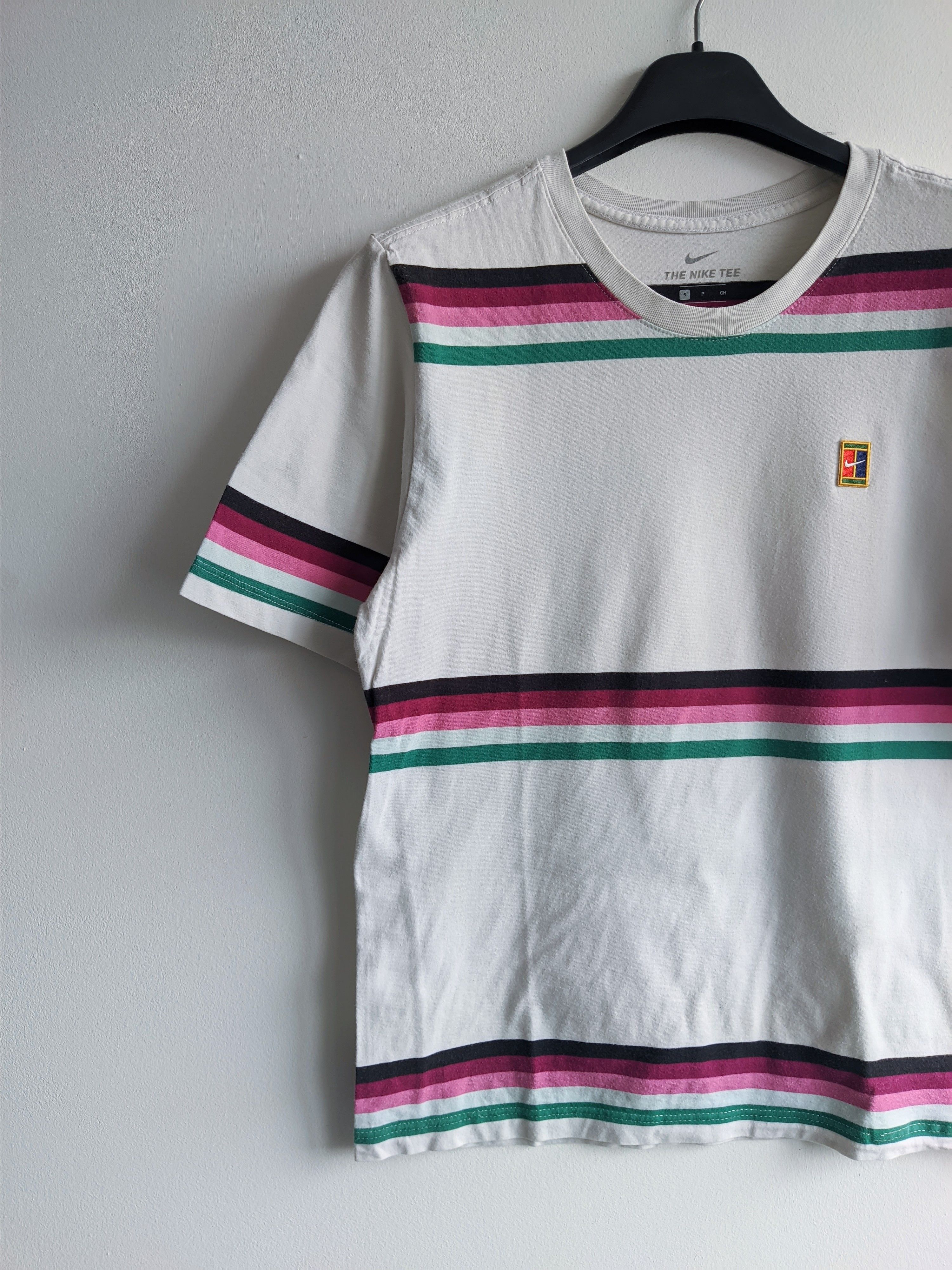 Nike Vintage nike tshirt court striped y2k Size US S / EU 44-46 / 1 - 4 Thumbnail