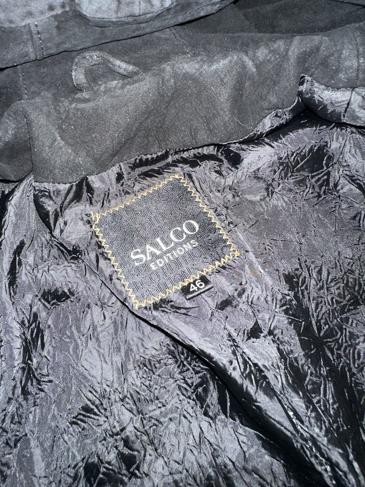 Other 2000s JAPANESE ISSEY MIYAKE STYLE RARE LEATHER SUEDE JACKET Size US XS / EU 42 / 0 - 6 Thumbnail
