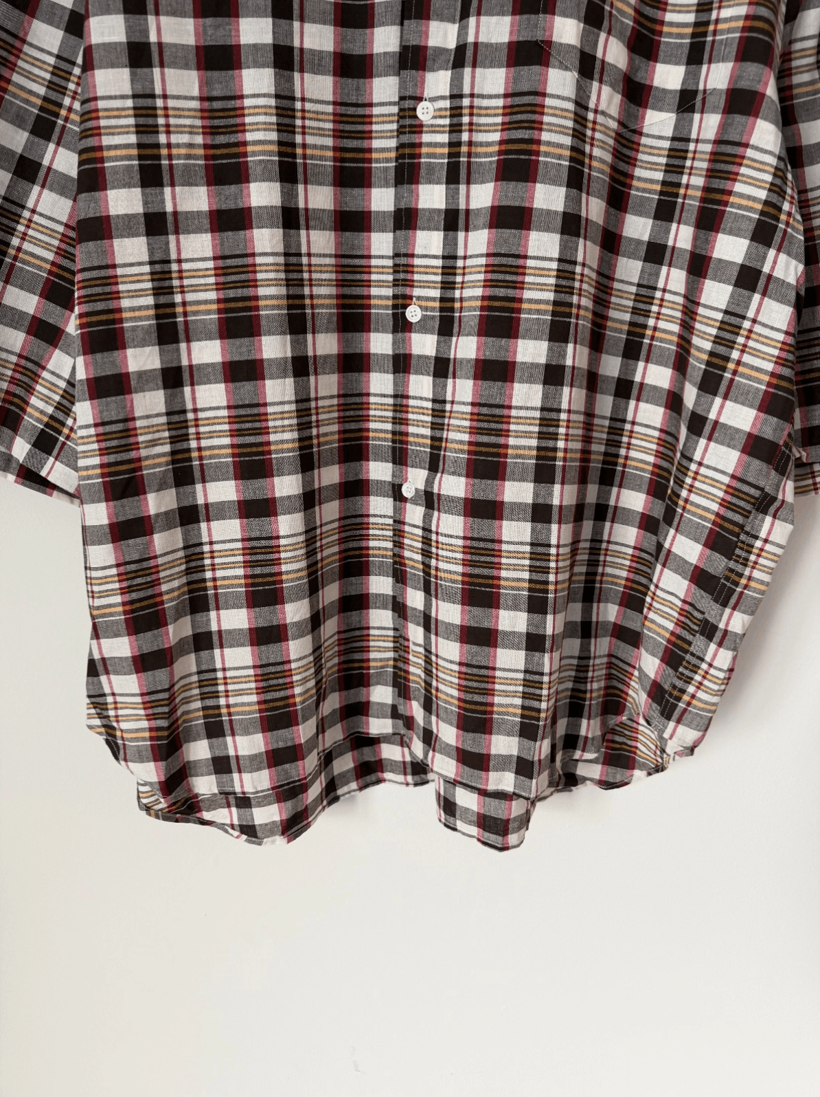 Willy Chavarria Willy Chavarria Hacienda Button Up Shirt in Brown Check Size US M / EU 48-50 / 2 - 3 Thumbnail