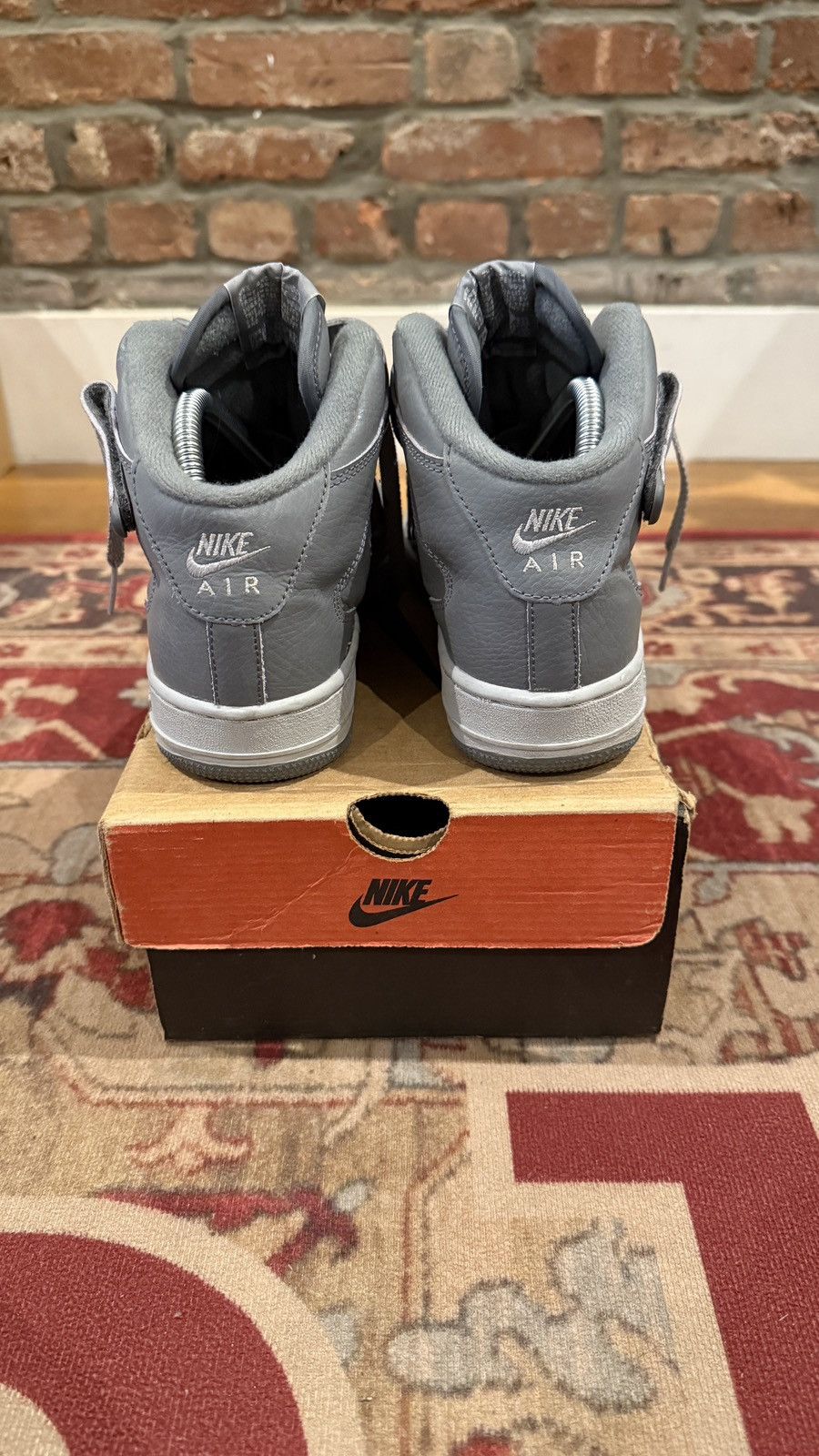 Nike Air Force 1 Mid SC BG “Jewel Cool Grey” OG Size 6 vintage Size US 6 / EU 39 - 3 Thumbnail
