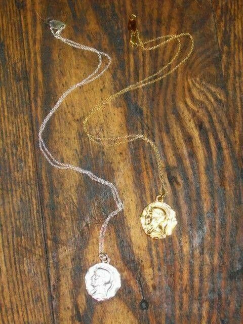 Designer Sterling Silver Greek Warrior Coin Charm Necklace Size ONE SIZE - 6 Thumbnail