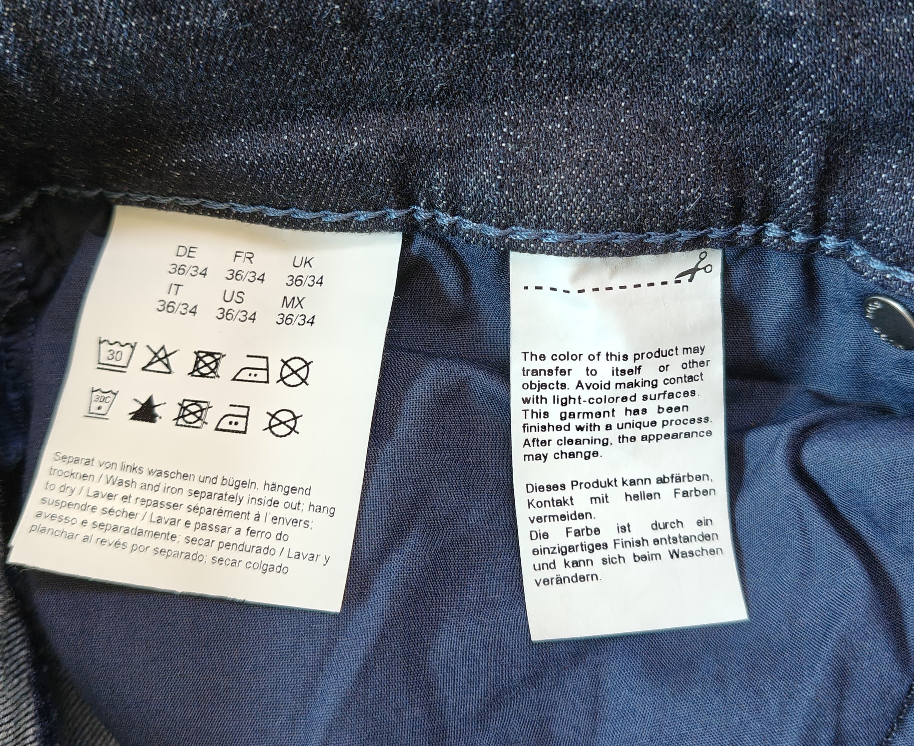 Hugo Boss HUGO BOSS Regular fit Men's Jeans Free Shipping T/6134 Size US 36 / EU 52 - 9 Thumbnail
