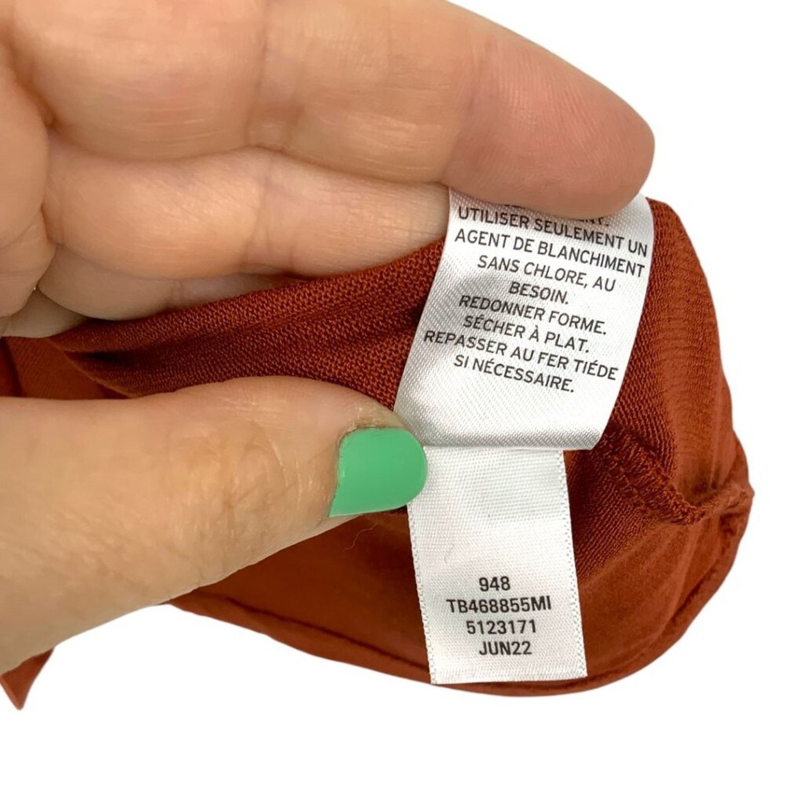 Treasure & Bond Treasure & Bond High Neck Tank Top Rust Medium NWT $29 MSRP Size M / US 6-8 / IT 42-44 - 7 Thumbnail