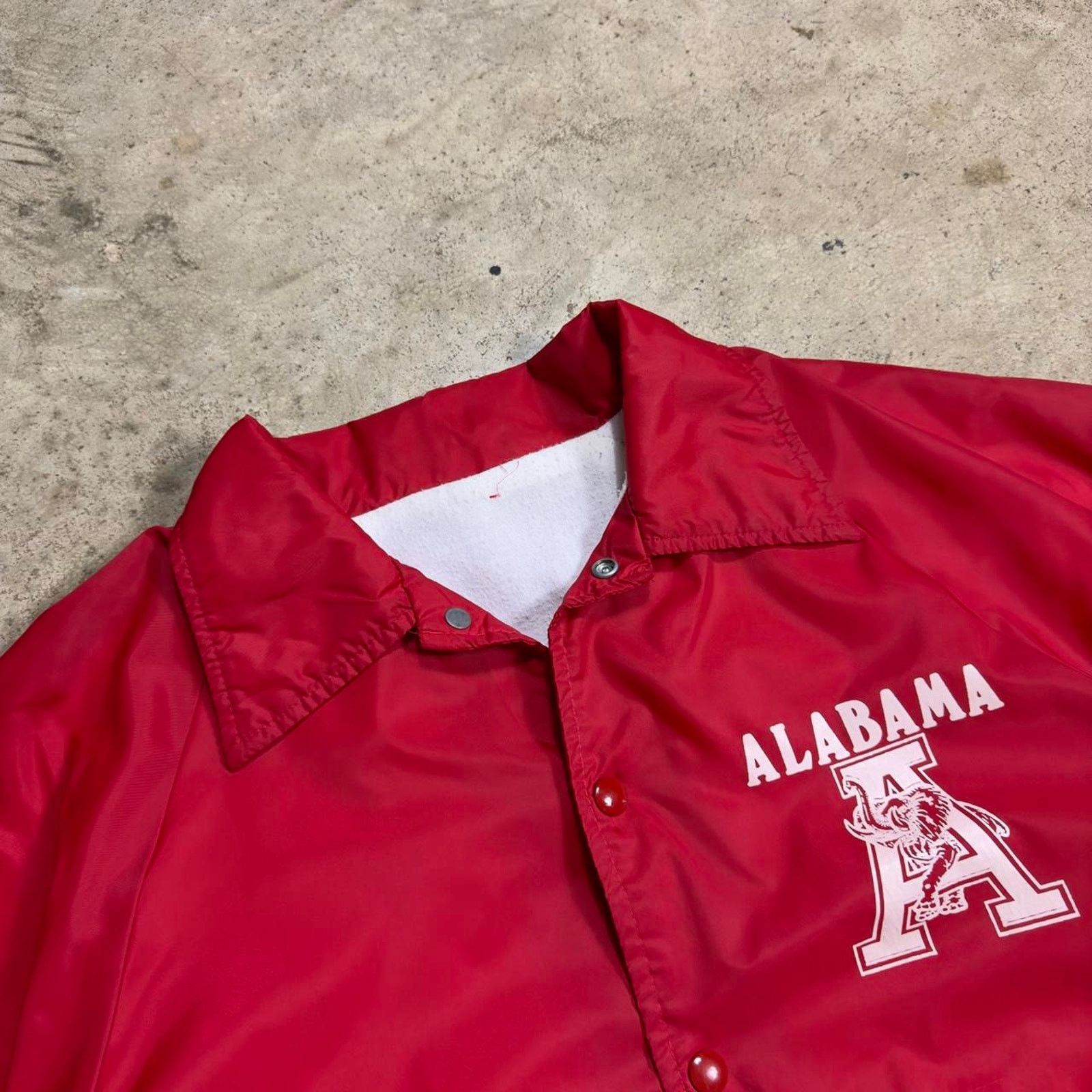 Vintage Vintage University of Alabama 1990's Windbreaker Jacket Size US L / EU 52-54 / 3 - 3 Thumbnail
