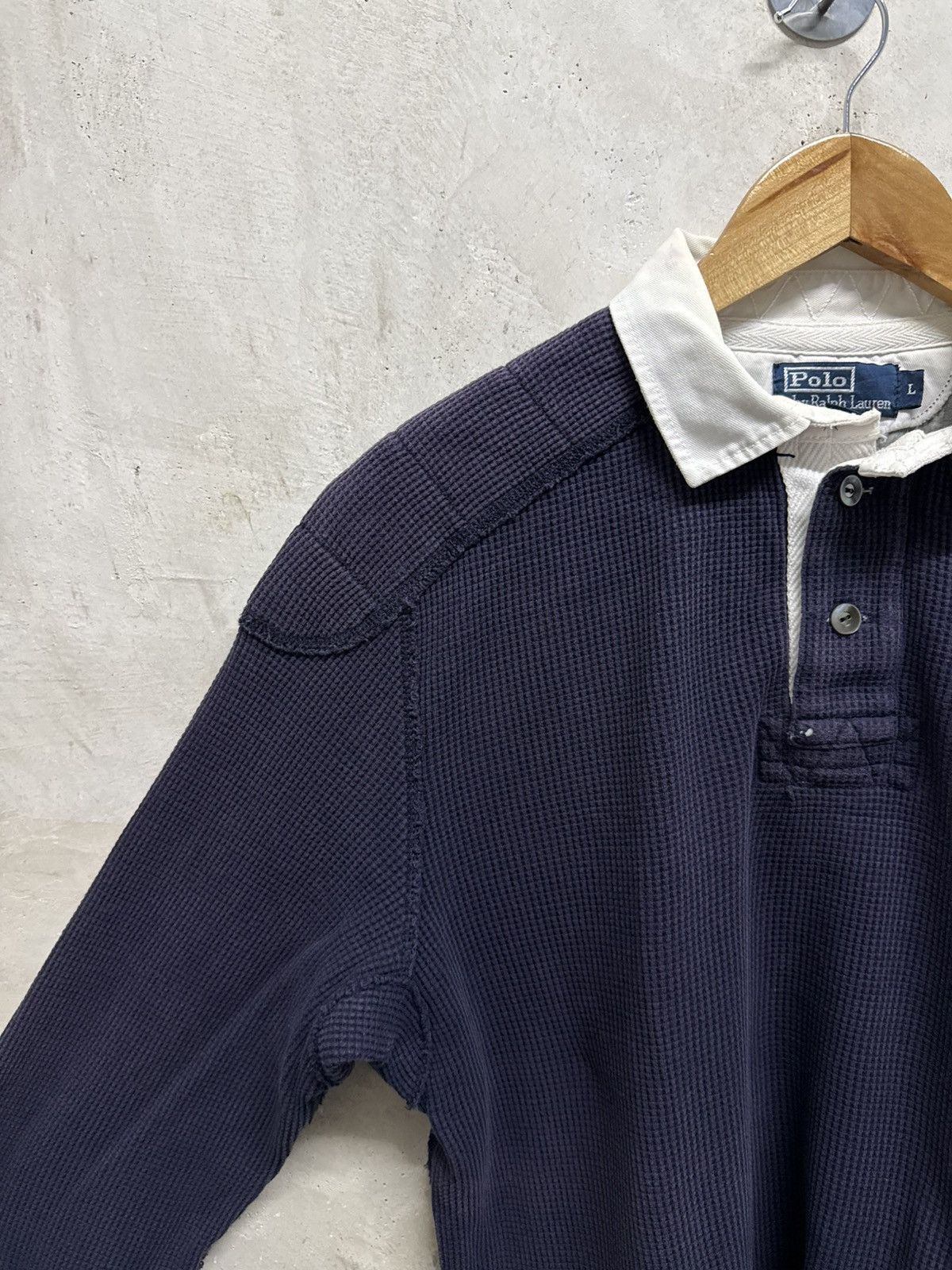 Polo Ralph Lauren Vintage Polo Ralph Lauren Rugby Waffle Size US L / EU 52-54 / 3 - 5 Thumbnail