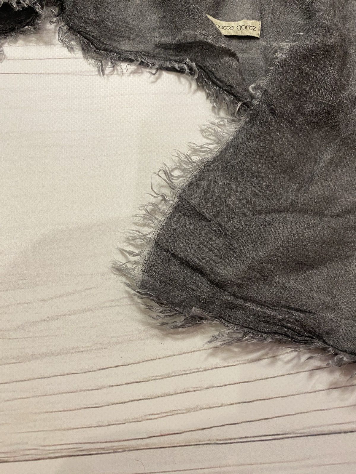Annette Gortz × Designer Rare Annette Gortz designer linen scarf Size ONE SIZE - 7 Thumbnail