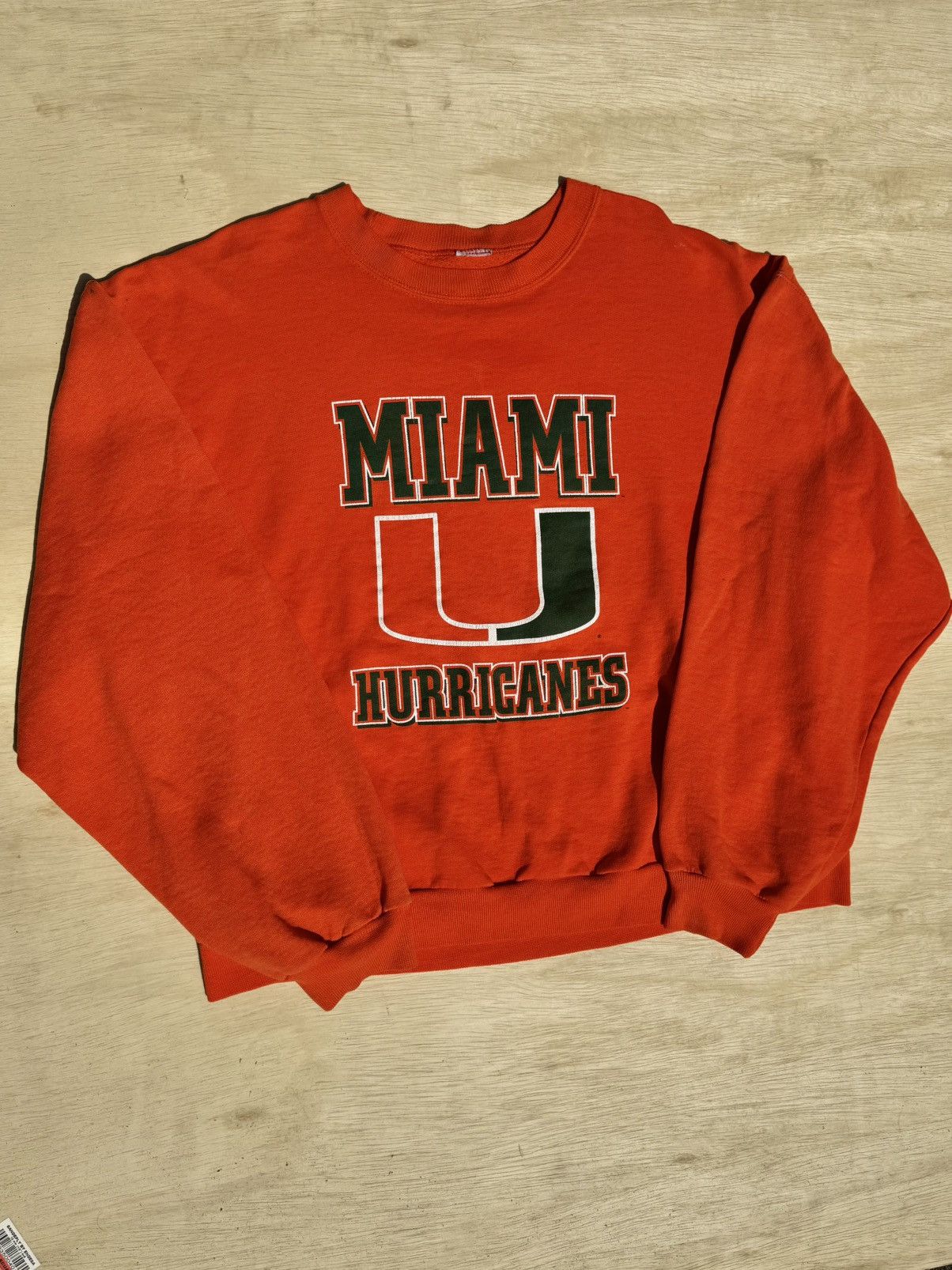 Vintage Miami Hurricanes University 80’s Vintage College Sweatshirt Size US M / EU 48-50 / 2 - 3 Thumbnail