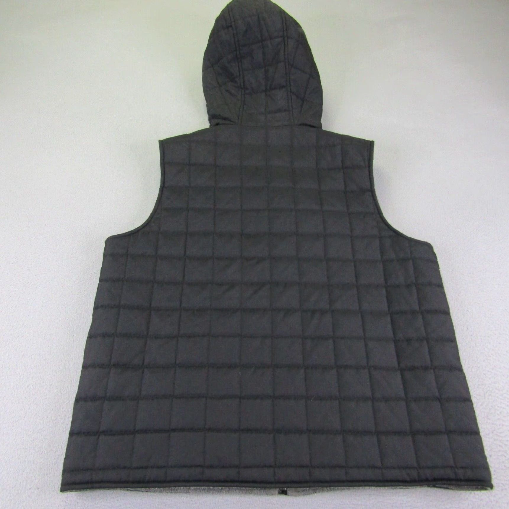 Ralph Lauren Lauren Ralph Lauren Vest Womens Large Black Gray Reversible Puffer Fleece LRL Size L / US 10 / IT 46 - 4 Thumbnail