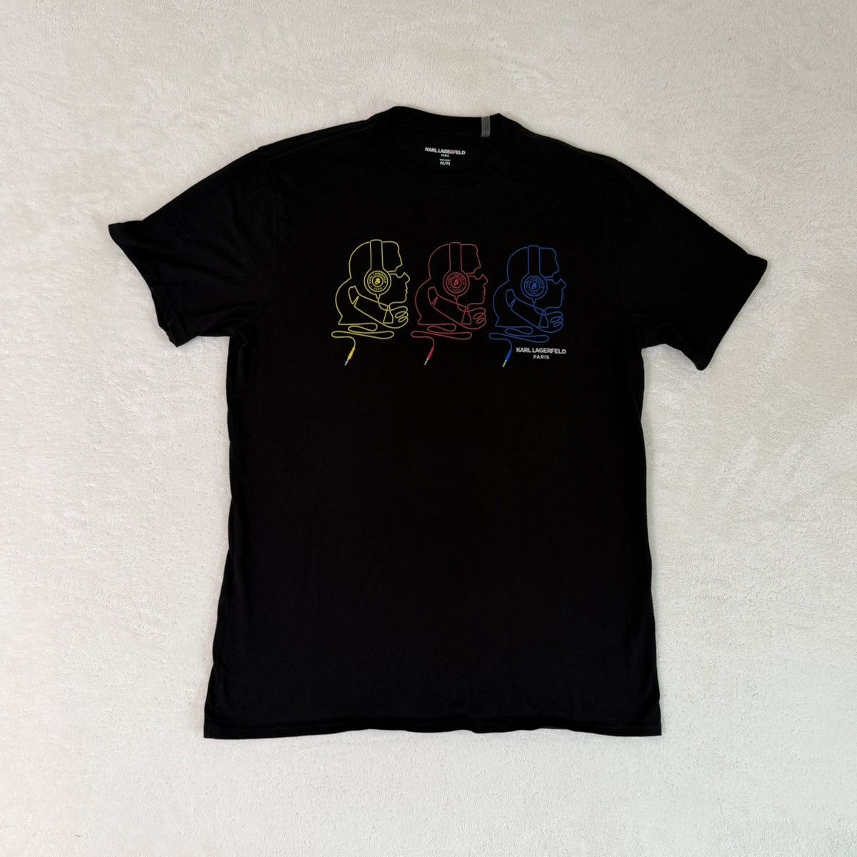 Karl Lagerfeld Karl Lagerfeld Paris Black Music T-Shirt Size US M / EU 48-50 / 2 - 1 Thumbnail