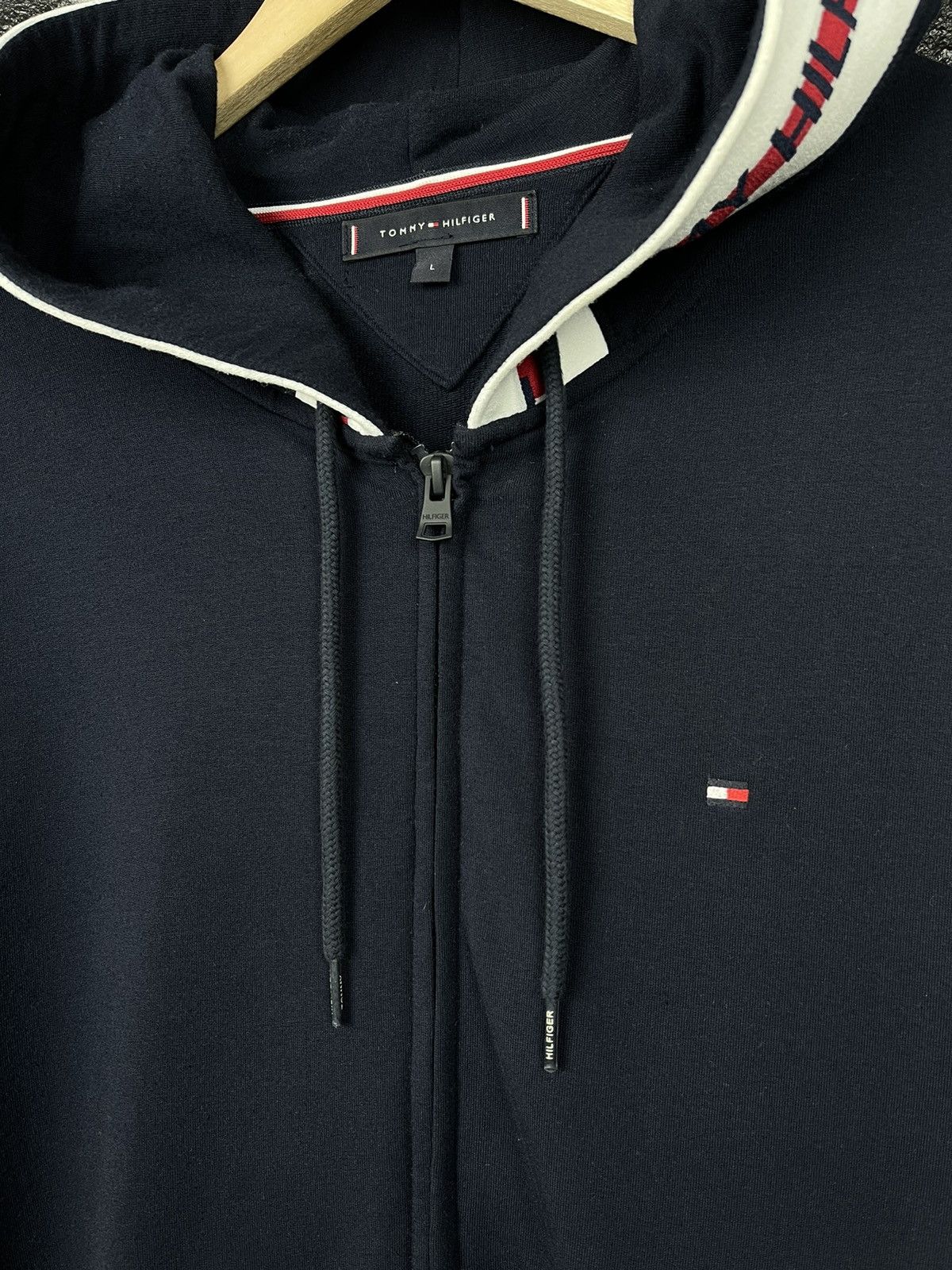 Tommy Hilfiger Tommy Hilfiger Full Zip Dark Blue Hoodie Men’s Size Large Size US L / EU 52-54 / 3 - 7 Thumbnail