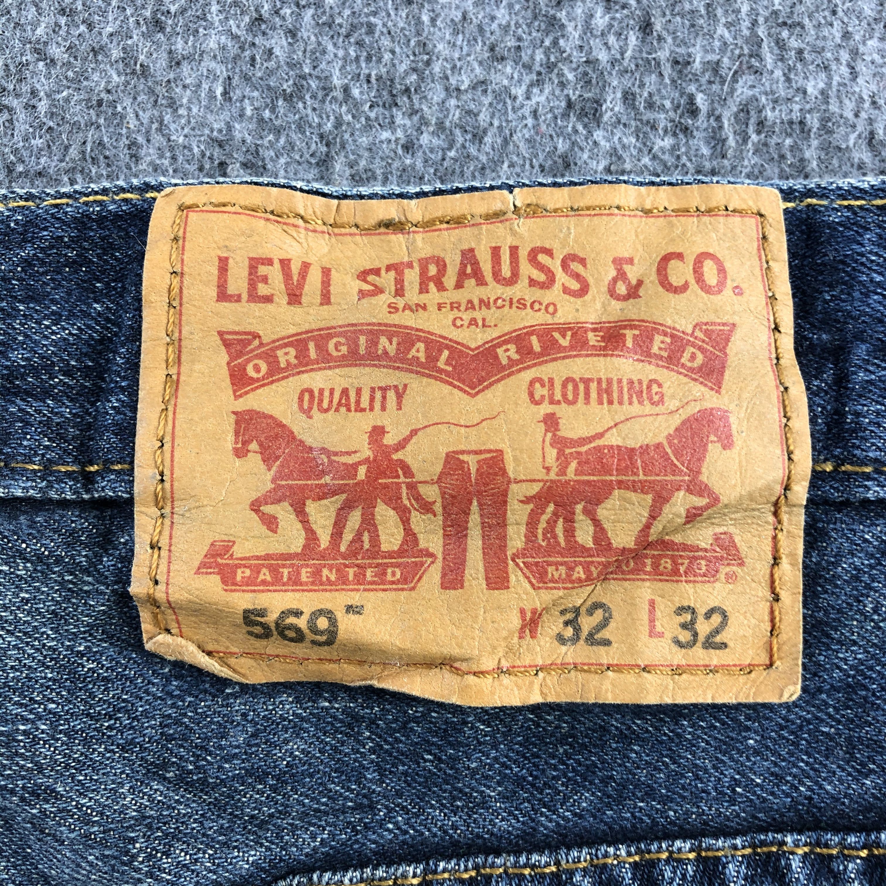 Levi's Vintage Blue Wash Levis 569 Jeans-J2288 Size US 36 / EU 52 - 5 Thumbnail
