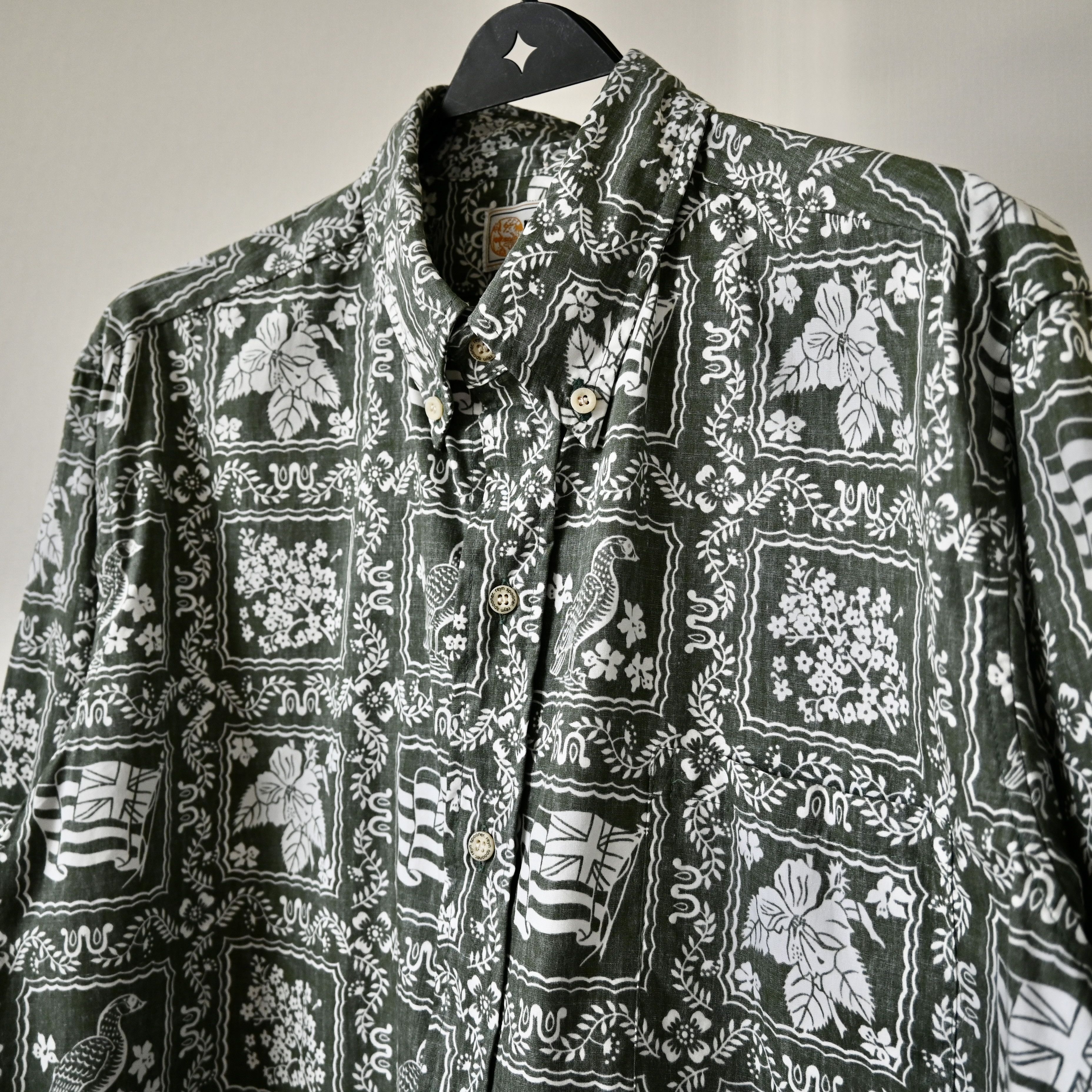 Reyn Spooner Reyn Spooner all cotton Lahaina Sailor shirt, olive Size US L / EU 52-54 / 3 - 8 Thumbnail