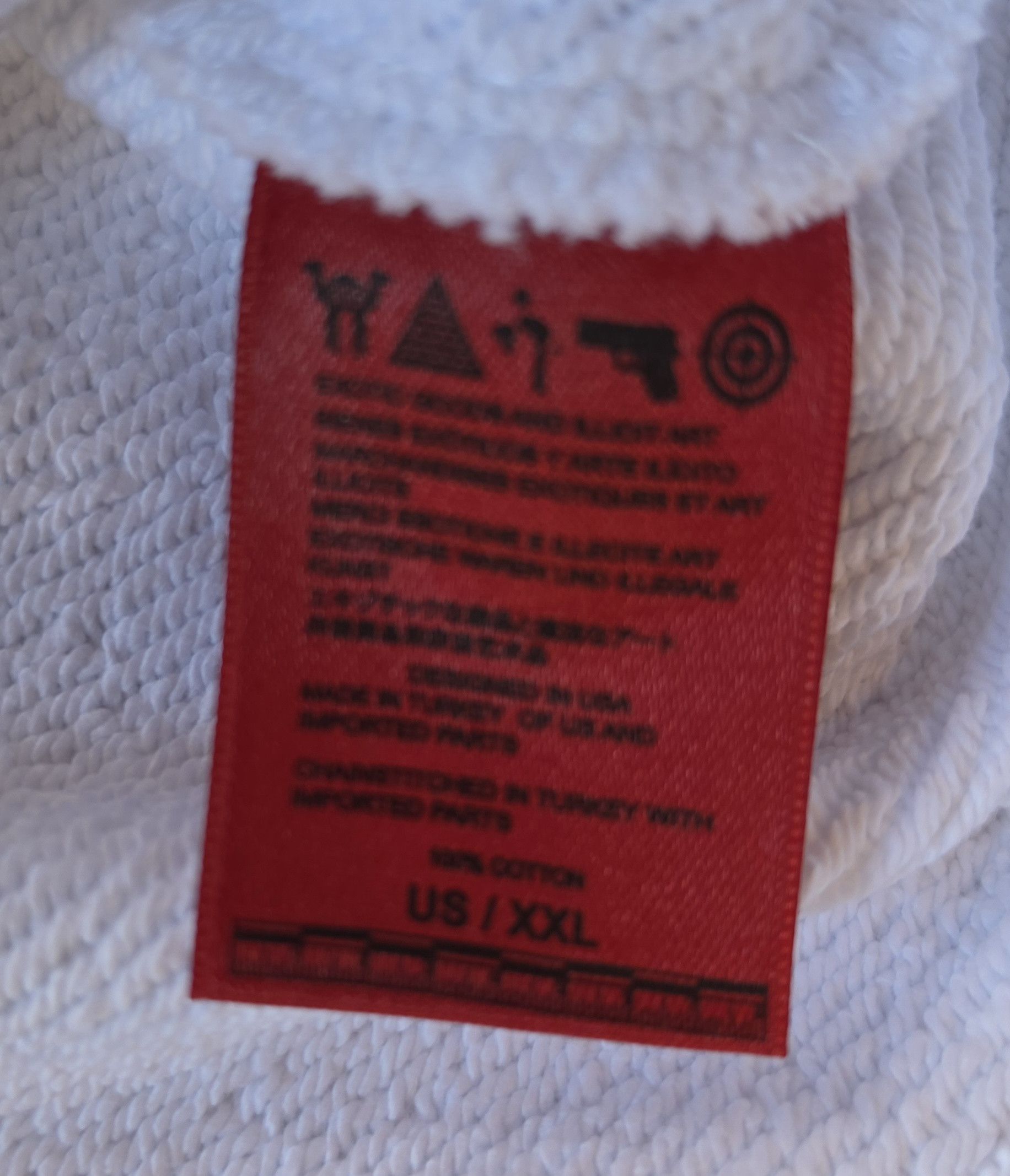 murd333r.fm MURD333R.FM WHITE PEACEMAKER HOODIE Size US XXL / EU 58 / 5 - 4 Thumbnail