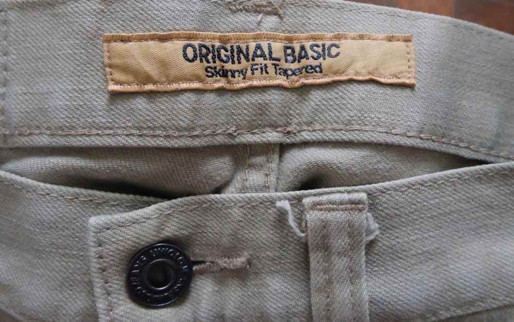 Uniqlo Uniqlo T-000 Denim Skinny Fit Brown Grey Stretch Size US 30 / EU 46 - 7 Thumbnail
