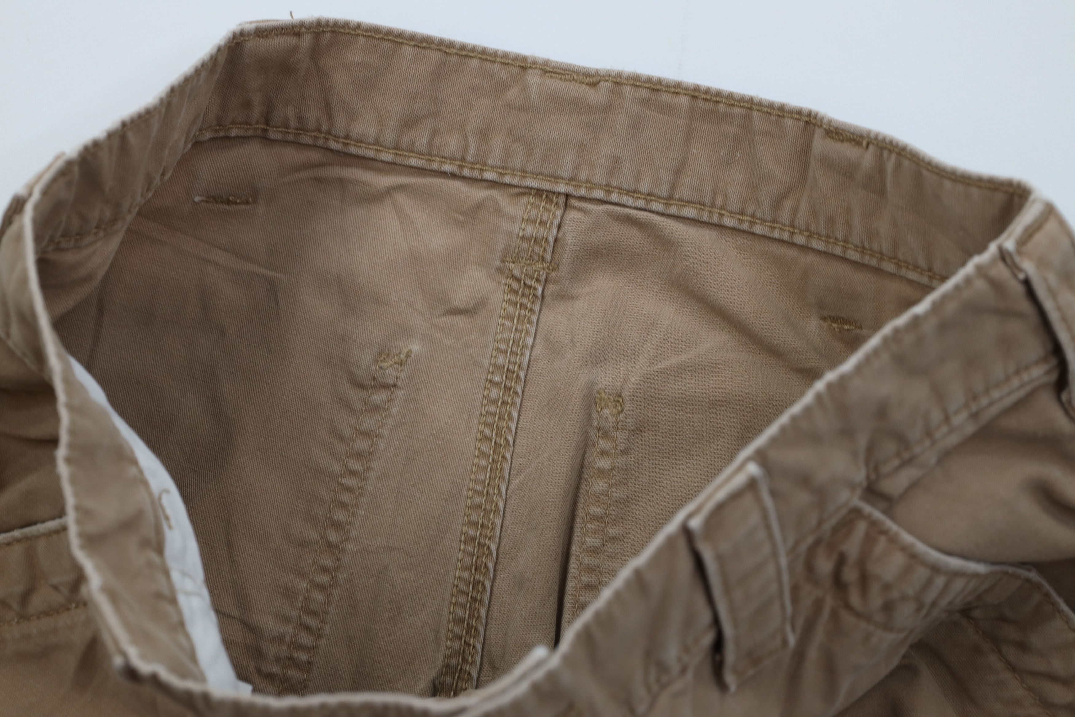 Carhartt Vintage 90s Y2K Carhartt Wide Leg Dungaree Pants Duck Brown Size US 32 / EU 48 - 8 Thumbnail