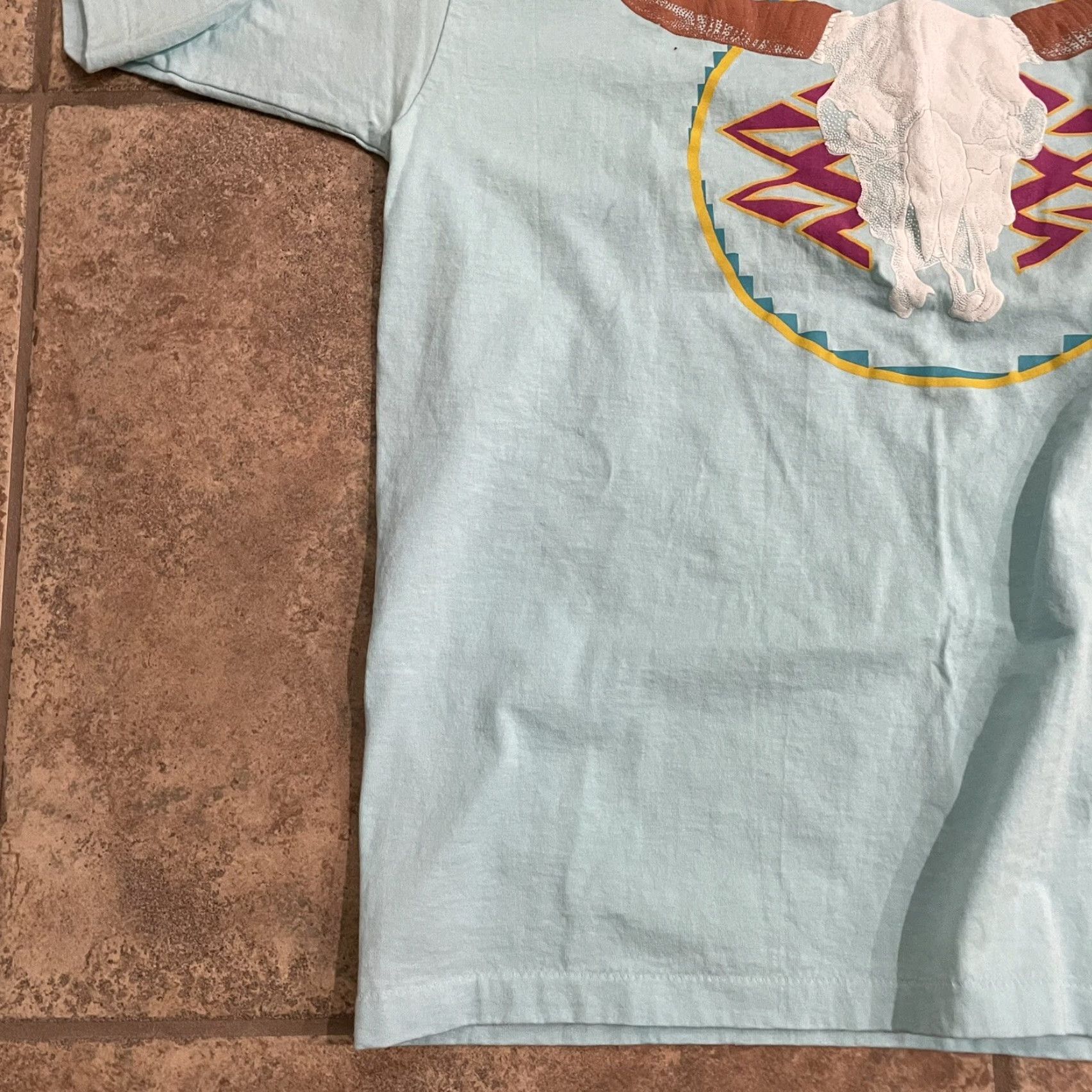 Elwood VINTAGE Hazelwood T-Shirt Men Size L Blue Arizona USA Cotton Graphic Stitch 90s Size US L / EU 52-54 / 3 - 3 Thumbnail