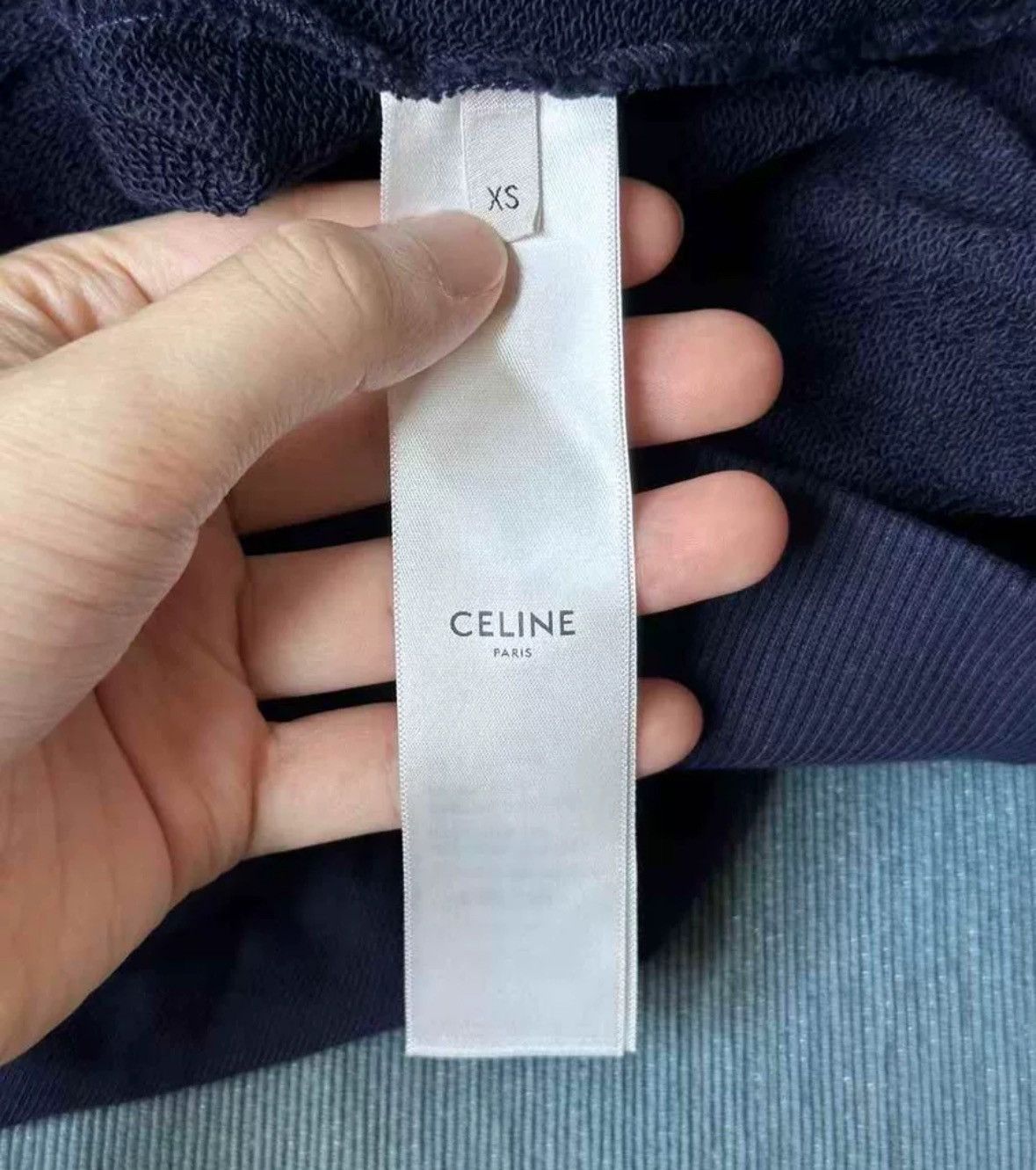 Celine Celine blue fake two hoodies2412-Nextarrow Size US XS / EU 42 / 0 - 4 Thumbnail