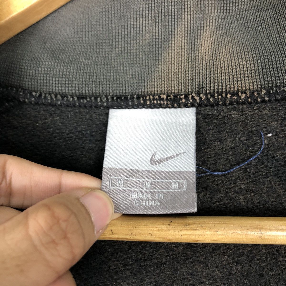 Nike × Vintage Vintage Nike Jumper Sweatshirt Half Zip Medium Size US M / EU 48-50 / 2 - 13 Thumbnail