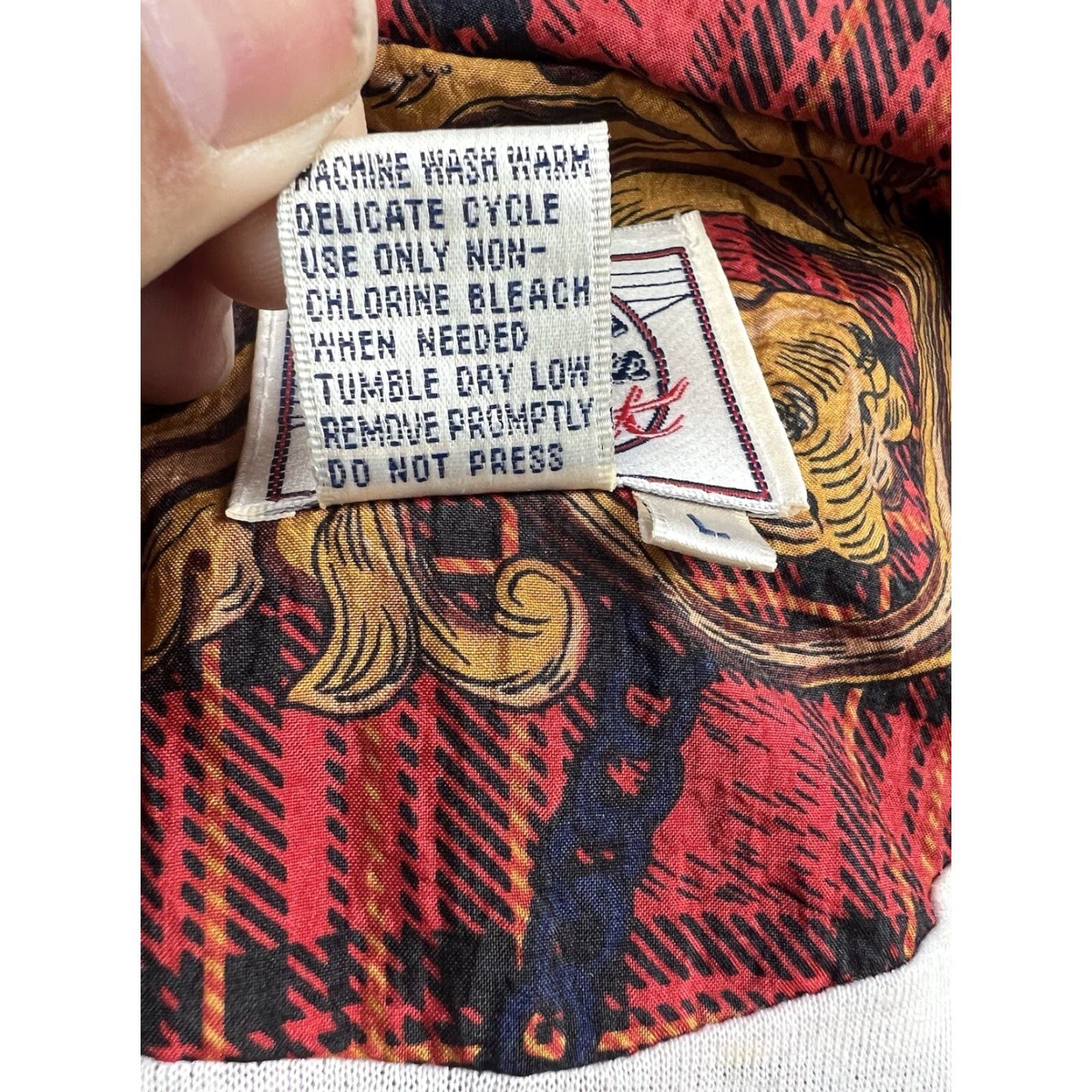 Vintage VINTAGE Equestrian Windbreaker Jacket Womens Red Plaid Full Zip L Size L / US 10 / IT 46 - 6 Thumbnail