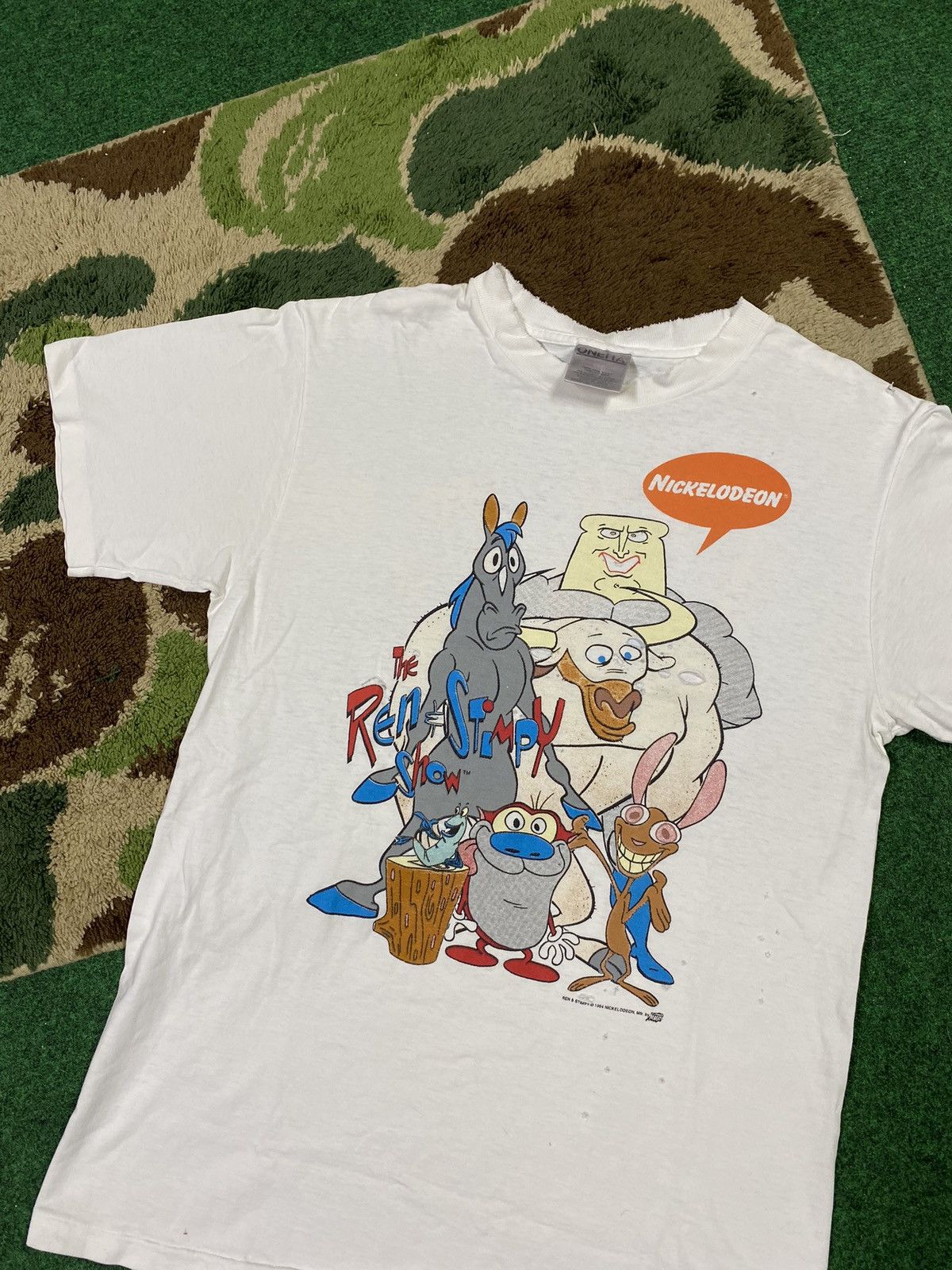 90’s Vintage Ren & Stimpy Nickelodeon Tee Shirt Medium