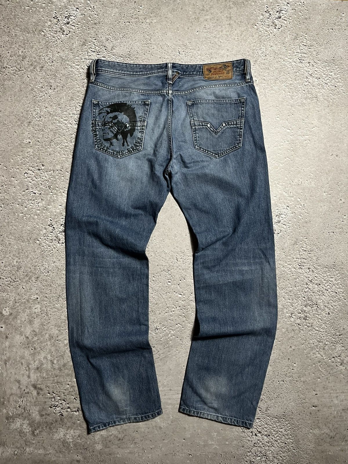 Diesel × Vintage Diesel Custom Jeans with Big Back Logo Print – Size 36 Size US 36 / EU 52 - 1 Thumbnail