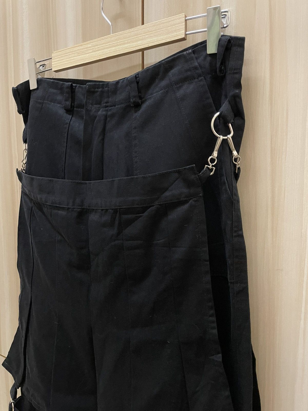 Japanese Brand Vtg Y2K Sexy Dynamite Bondage Pants Skirt Visual Kei Punk Size US 31 - 11 Thumbnail