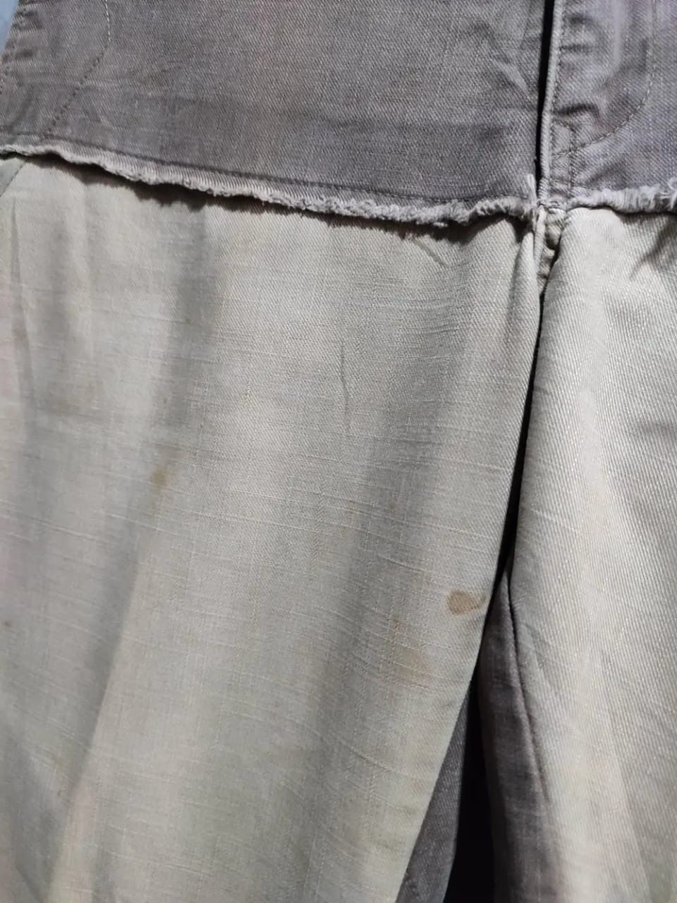 Japanese Brand Progresive Tasso Frayed Patchwork Pants Size US 32 / EU 48 - 7 Thumbnail